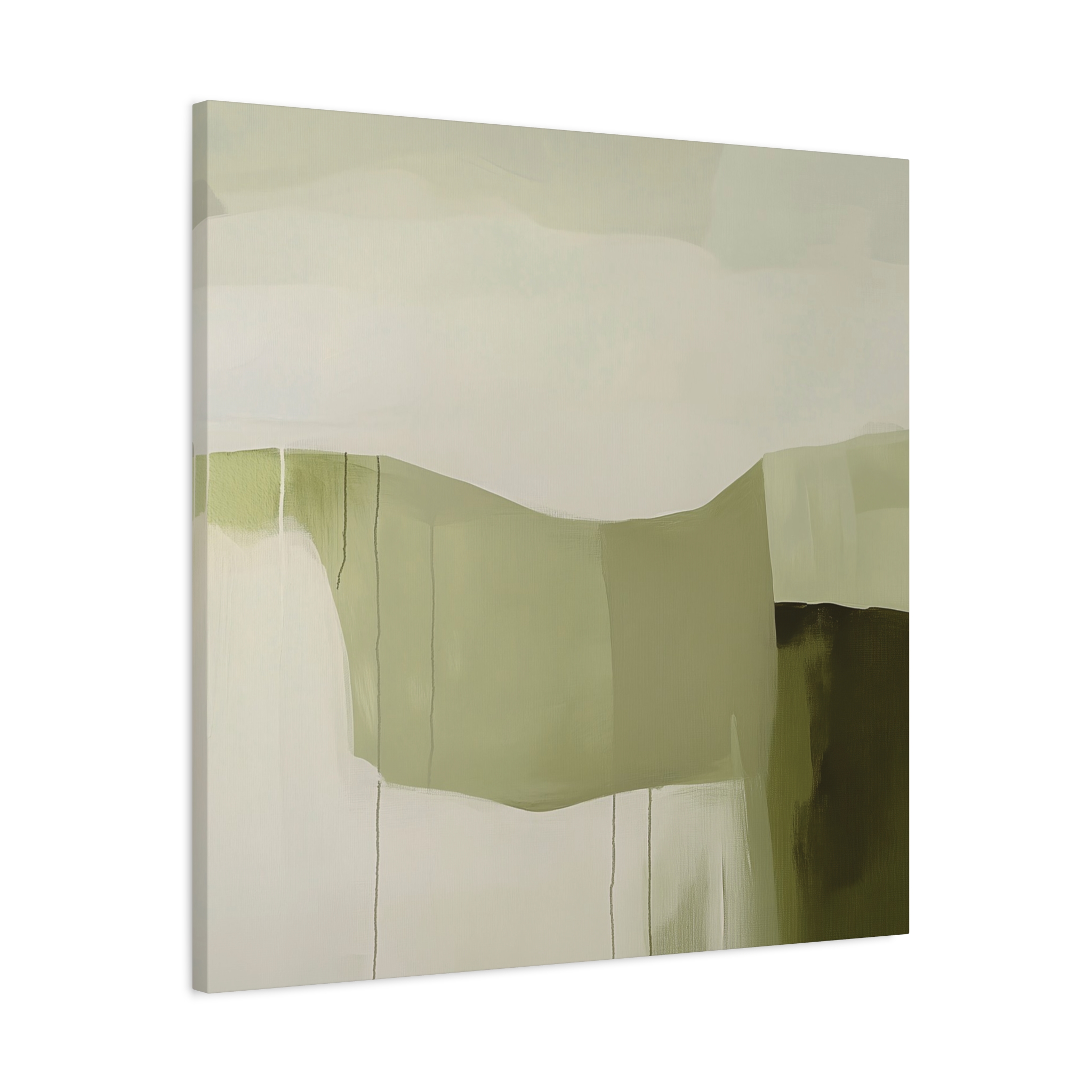 Loose Brushes - Farm - Olive - Stretched Canvas - Image 39