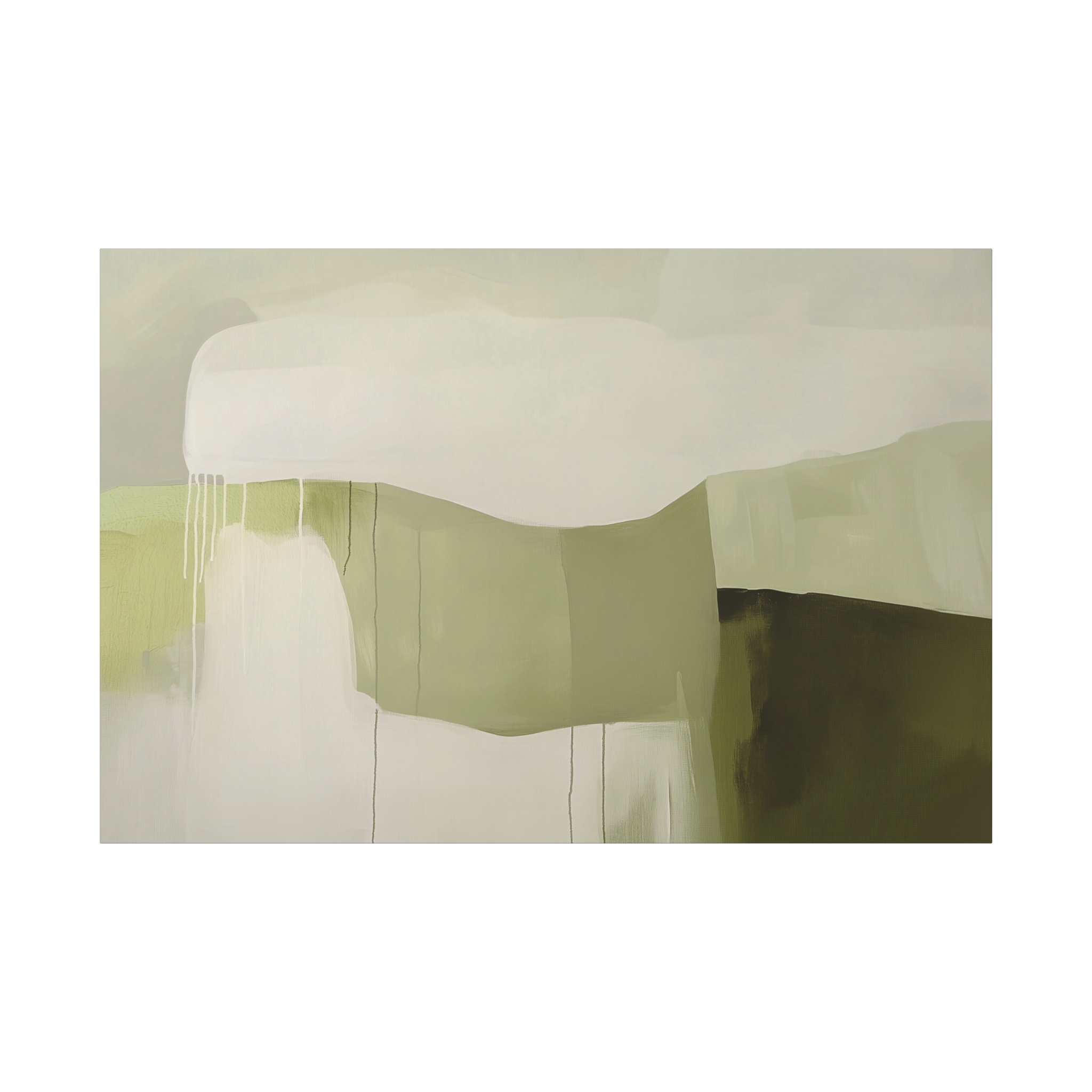 Loose Brushes - Farm - Olive - Stretched Canvas - Image 29