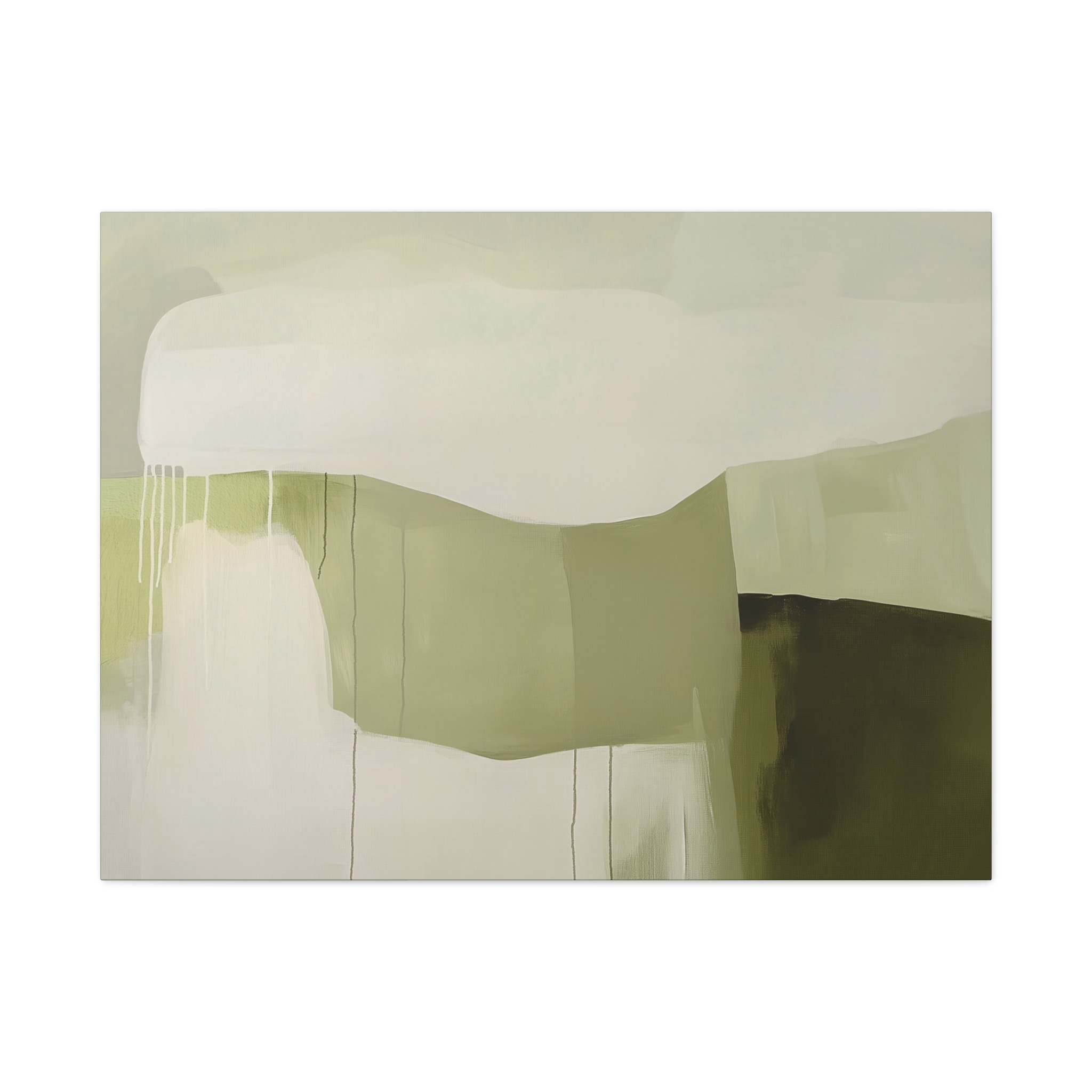 Loose Brushes - Farm - Olive - Stretched Canvas - Image 21