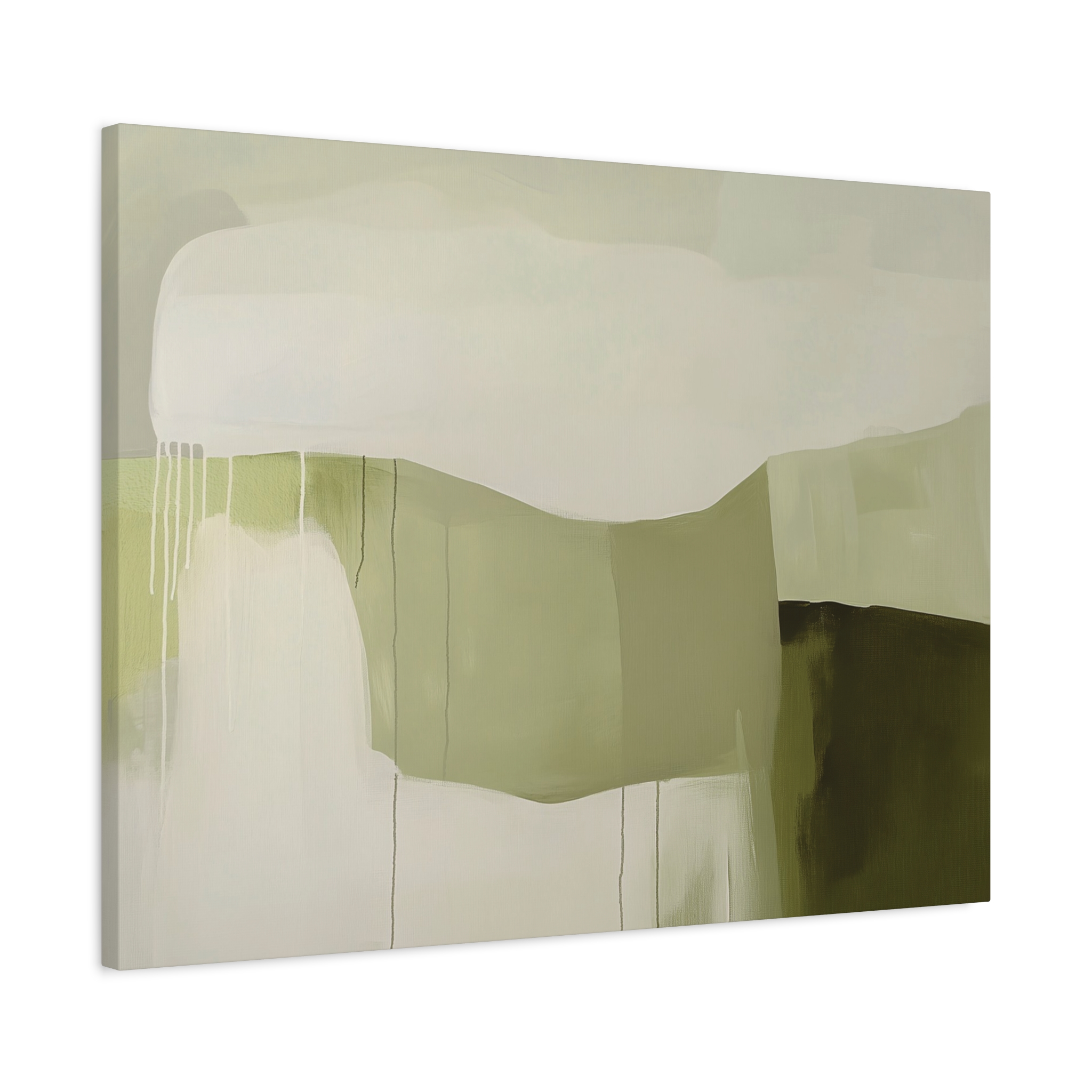 Loose Brushes - Farm - Olive - Stretched Canvas - Image 18