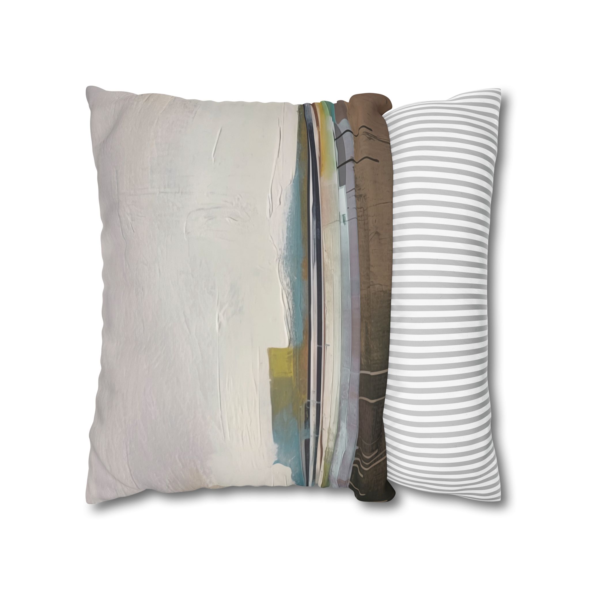 Compression - Print Pillowcase - Decorative Square Poly Canvas Cushion for Home Decor - Image 6