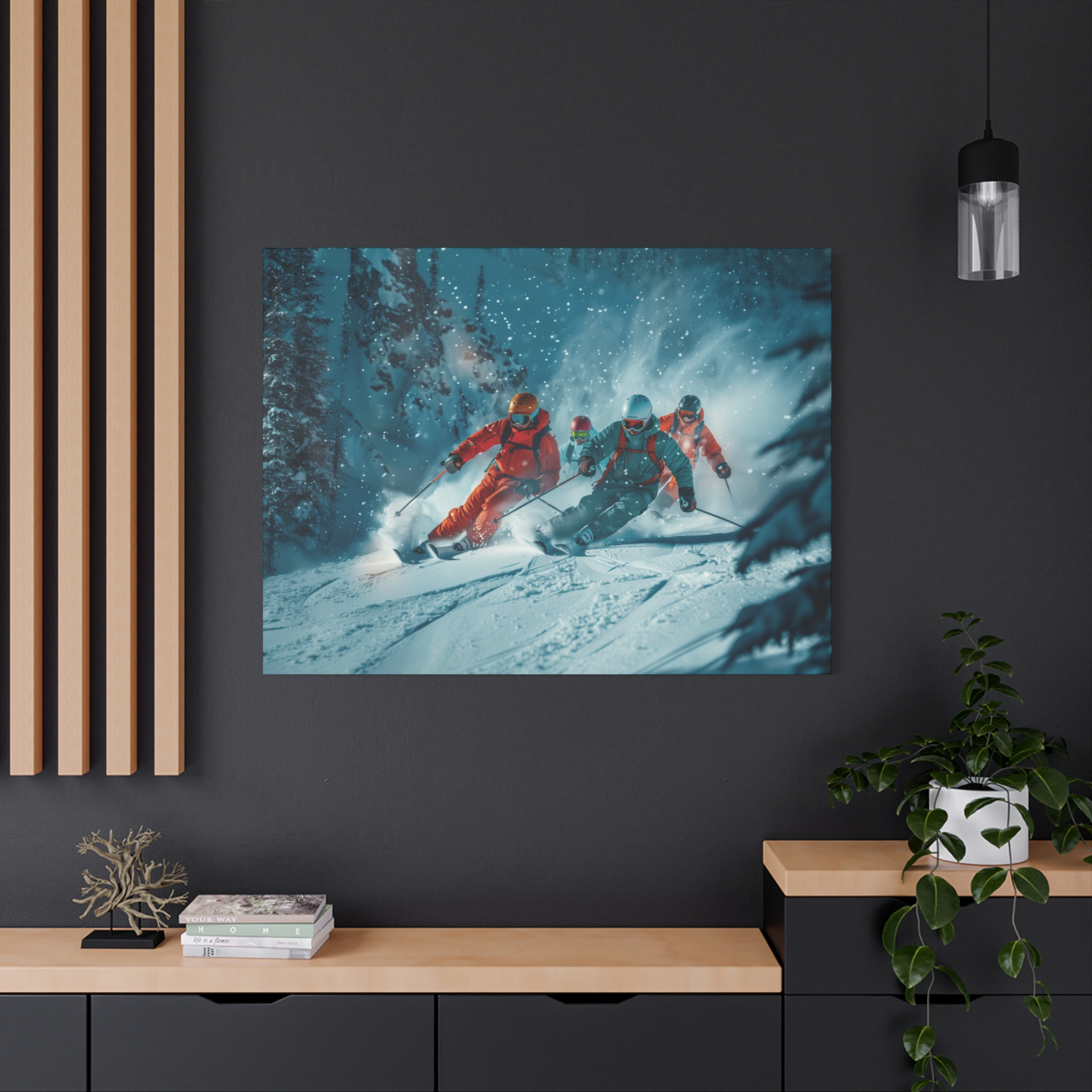 Powder Friends Forest - Stretched Canvas - Image 32