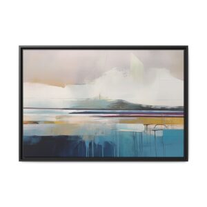 Soft Compression - Nobbys Blue - Landscape - Custom Frame