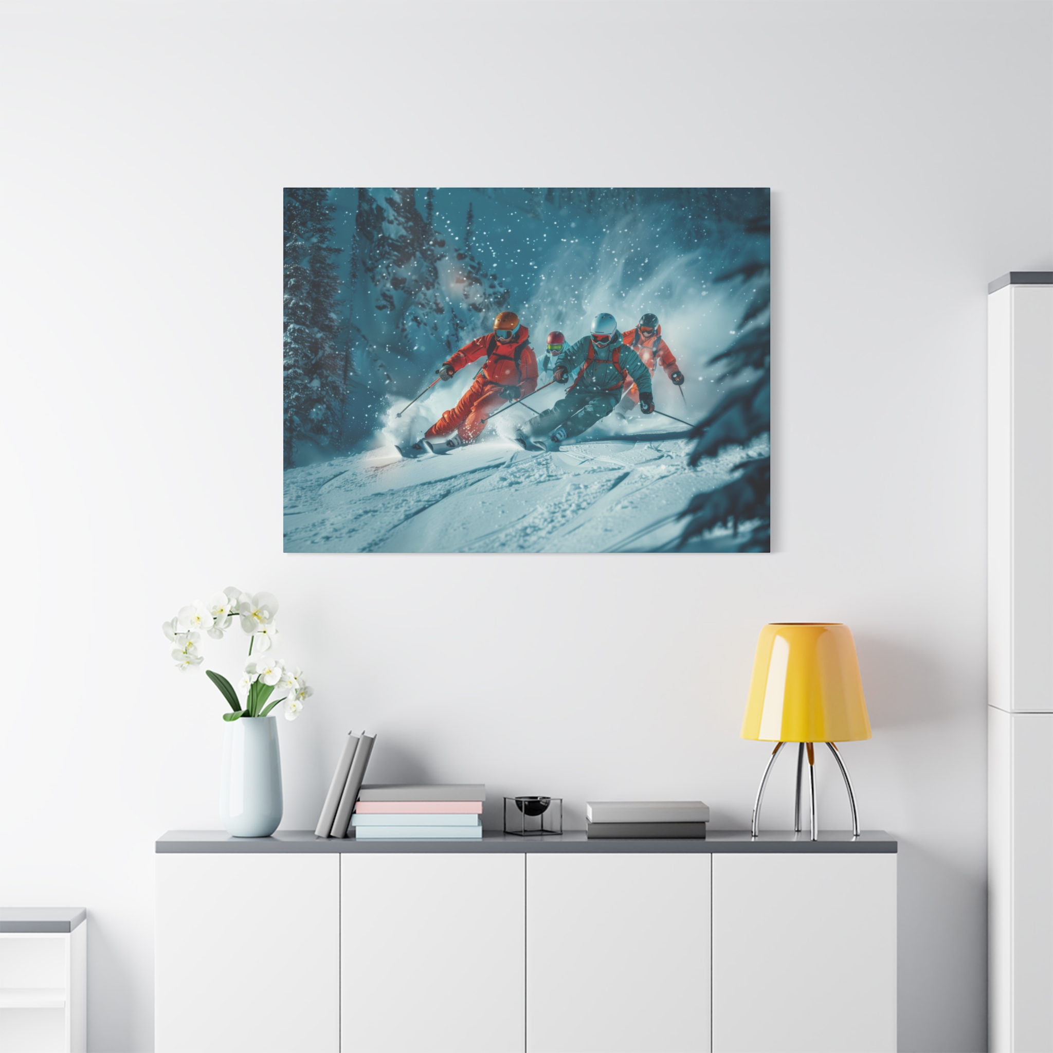 Powder Friends Forest - Stretched Canvas - Image 31