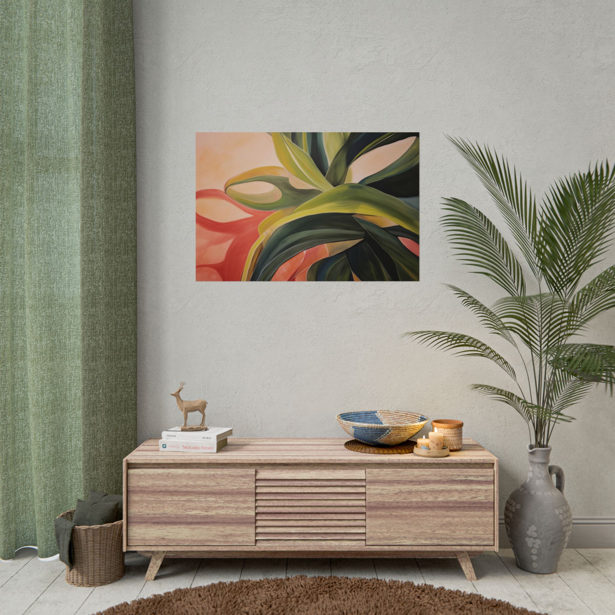 Leaf – Tropics – Landscape + Potrait - DIY Rolled Paper Prints - Image 4