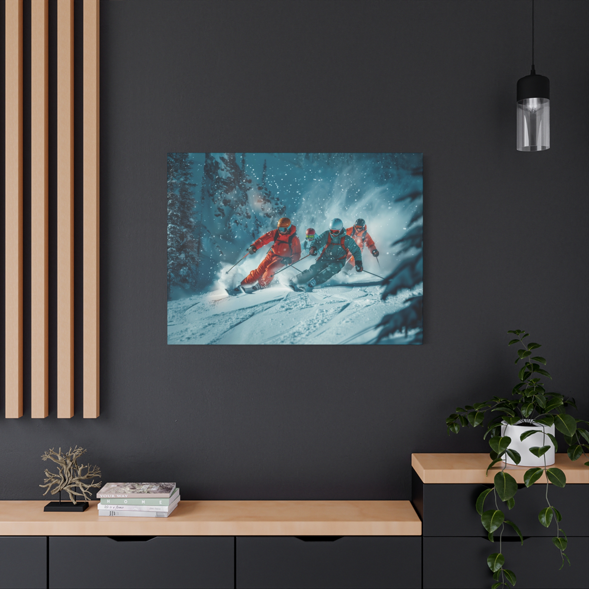 Powder Friends Forest - Stretched Canvas - Image 24