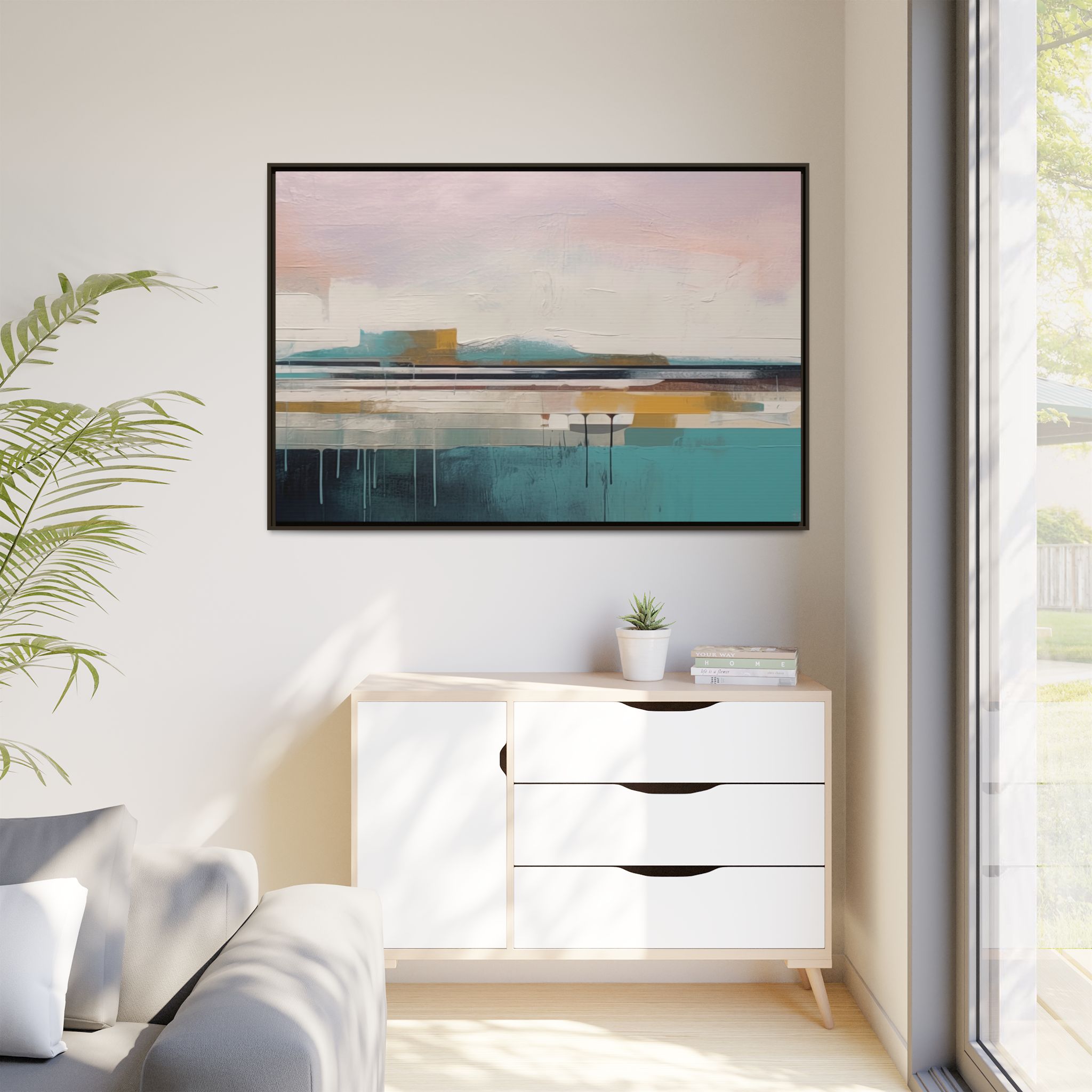 Soft Compression - Desert - Landscape - Custom Frame - Image 103