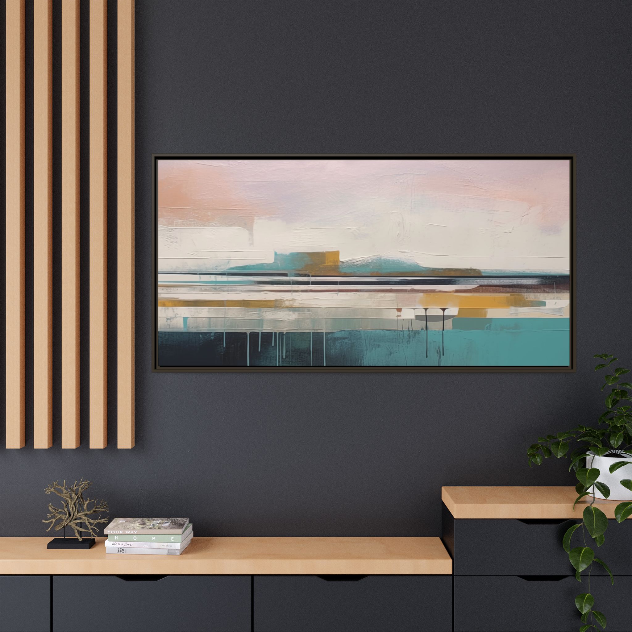 Soft Compression - Desert - Landscape - Custom Frame - Image 116