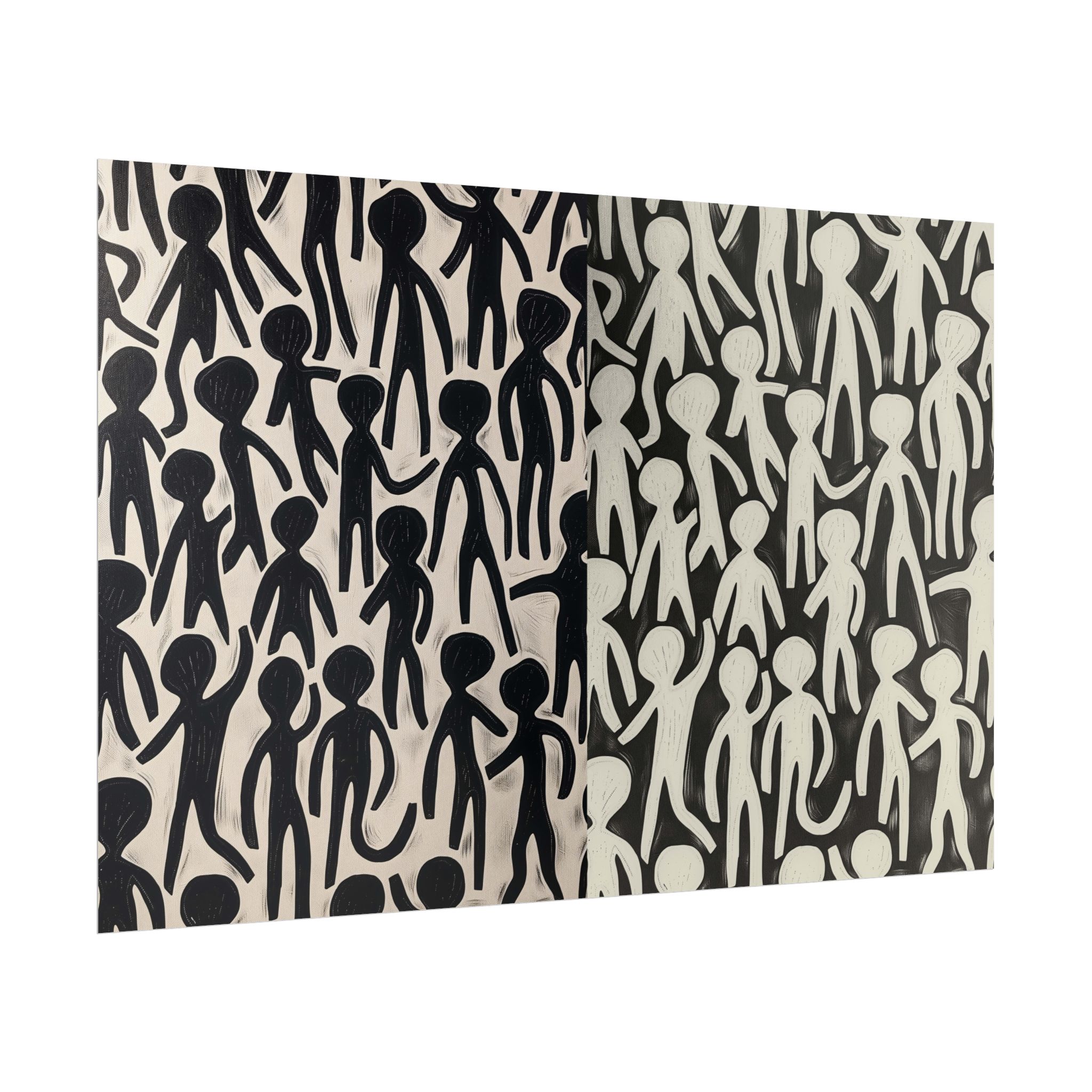 Humans 2 - DIY Rolled Paper Print, LANDSCAPE DOUBLE PRINT - Image 15