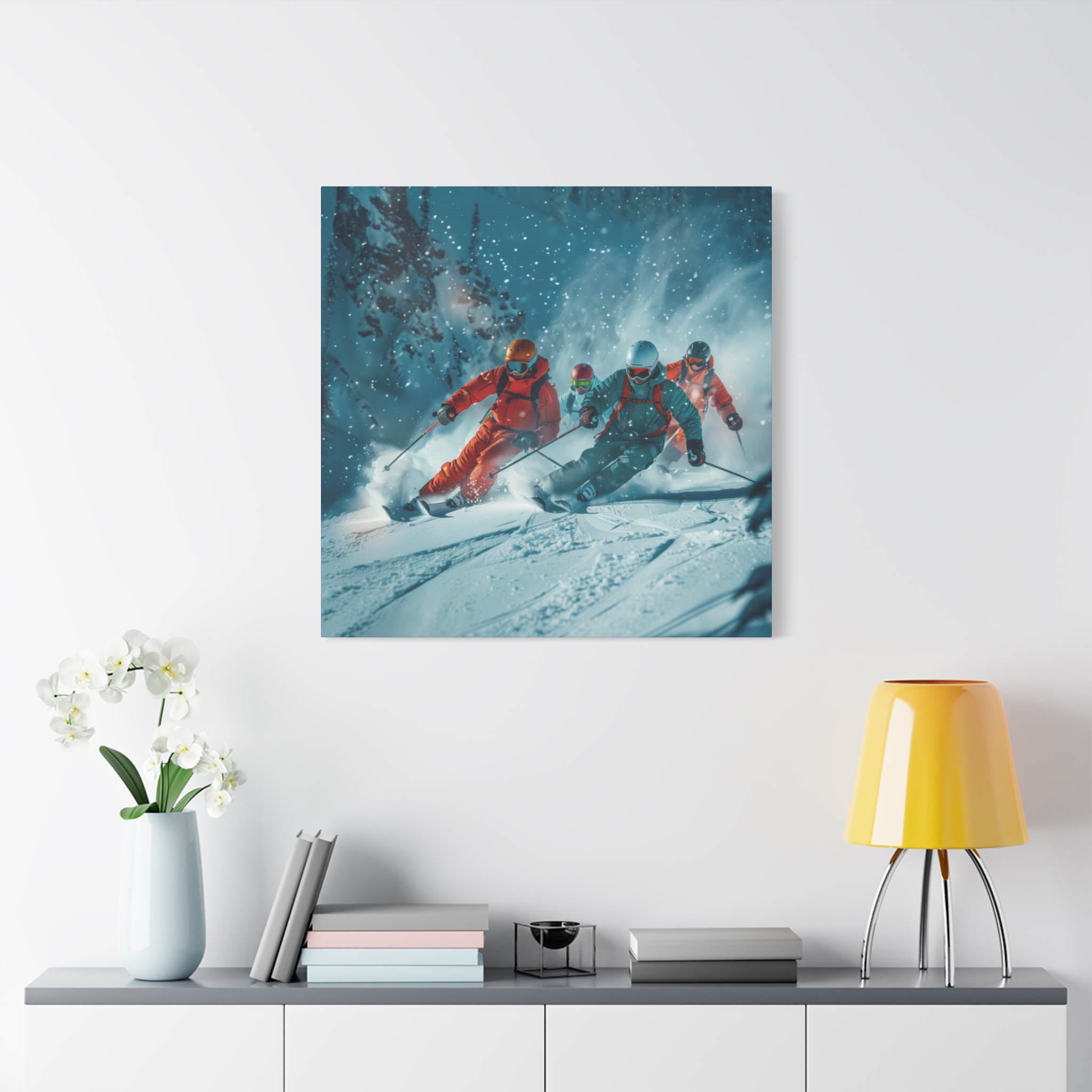 Powder Friends Forest - Stretched Canvas - Image 11