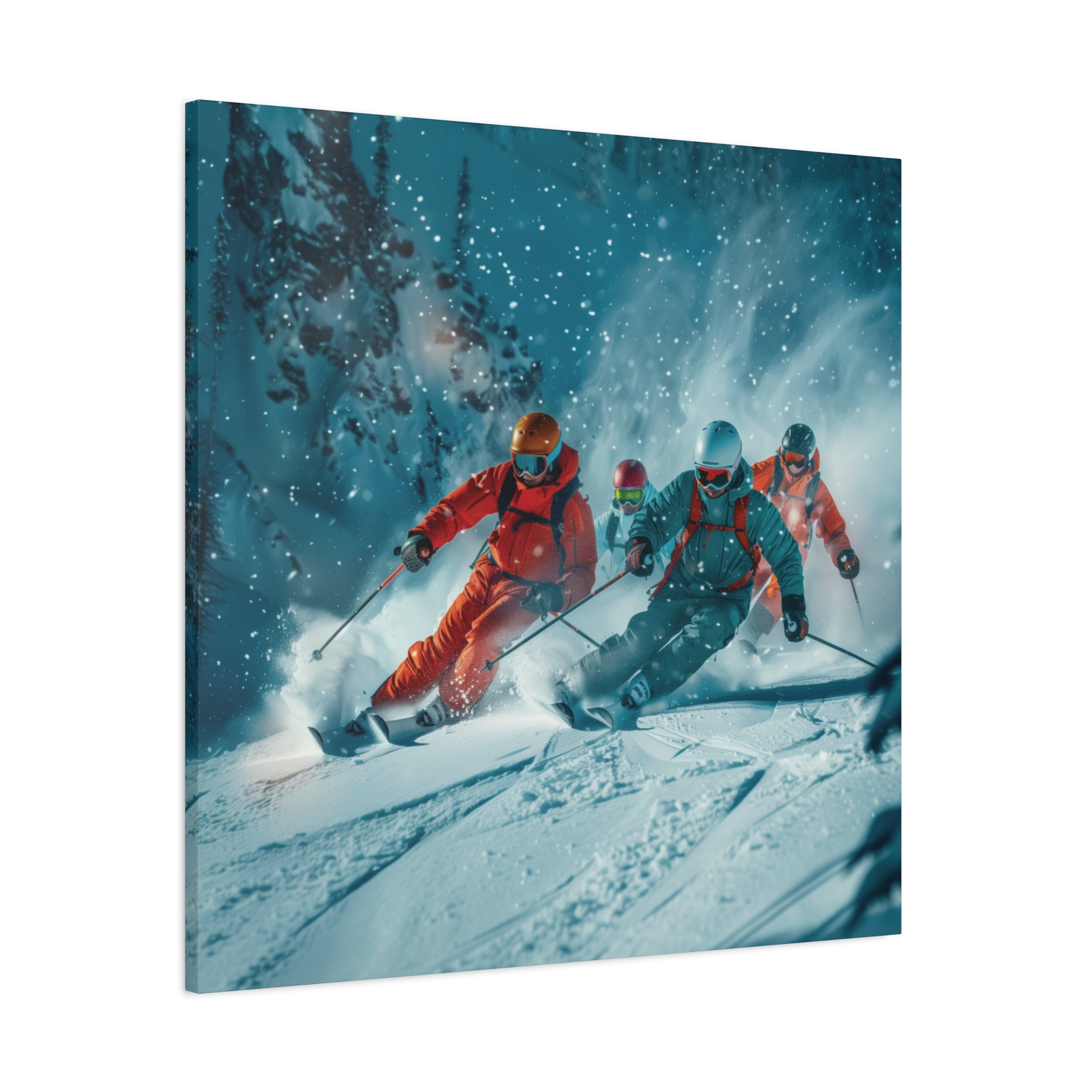 Powder Friends Forest - Stretched Canvas - Image 14