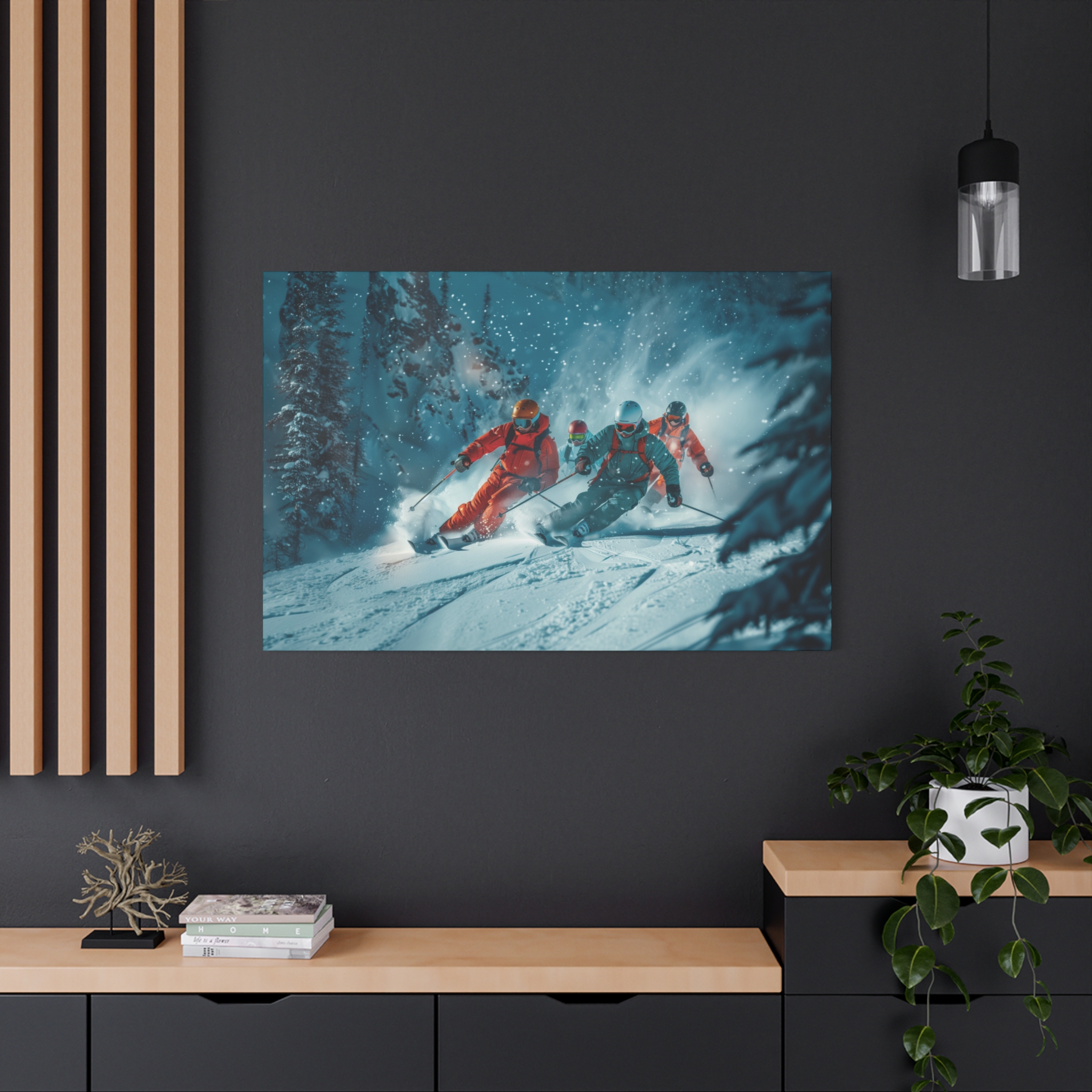 Powder Friends Forest - Stretched Canvas - Image 28