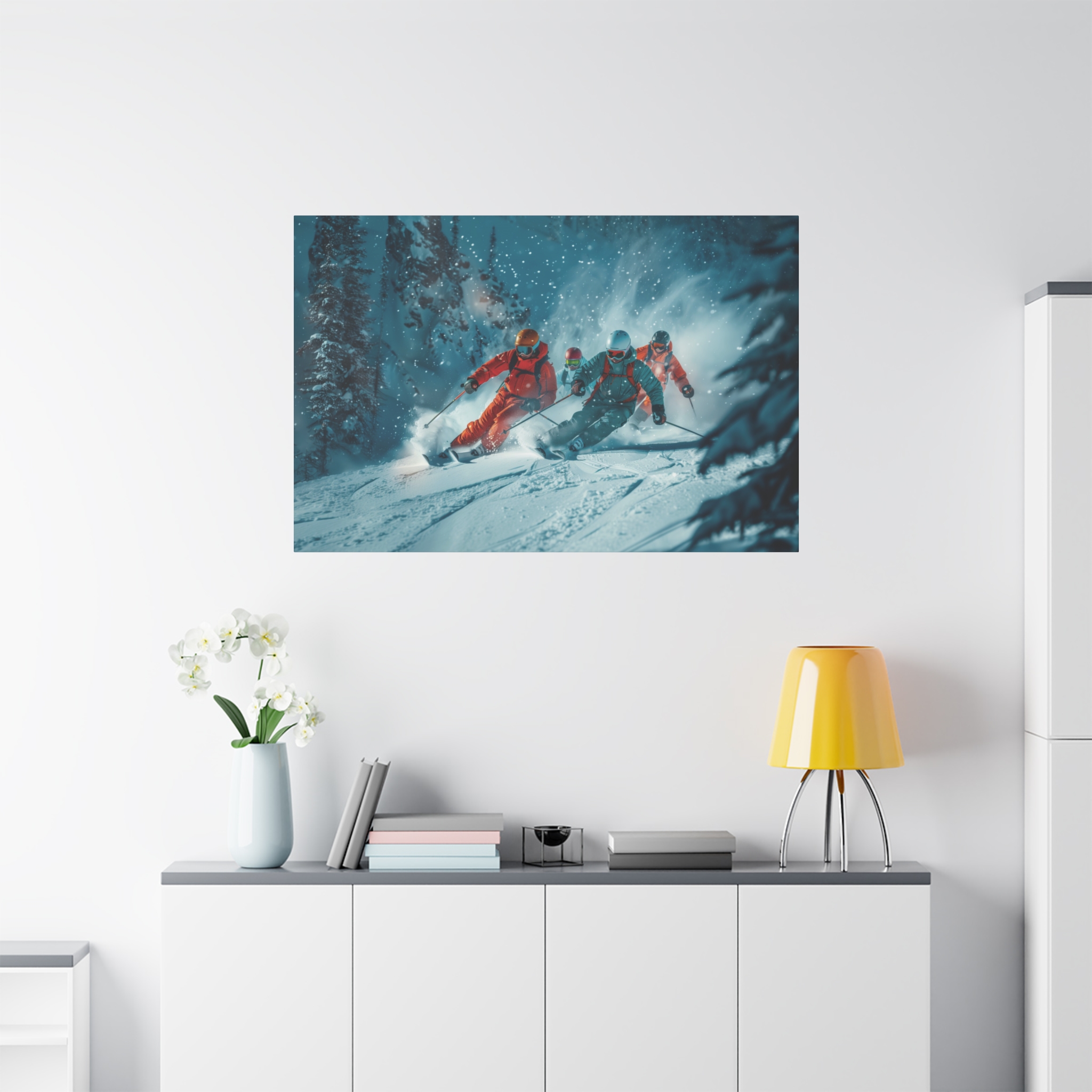 Powder Friends Forest - Stretched Canvas - Image 27