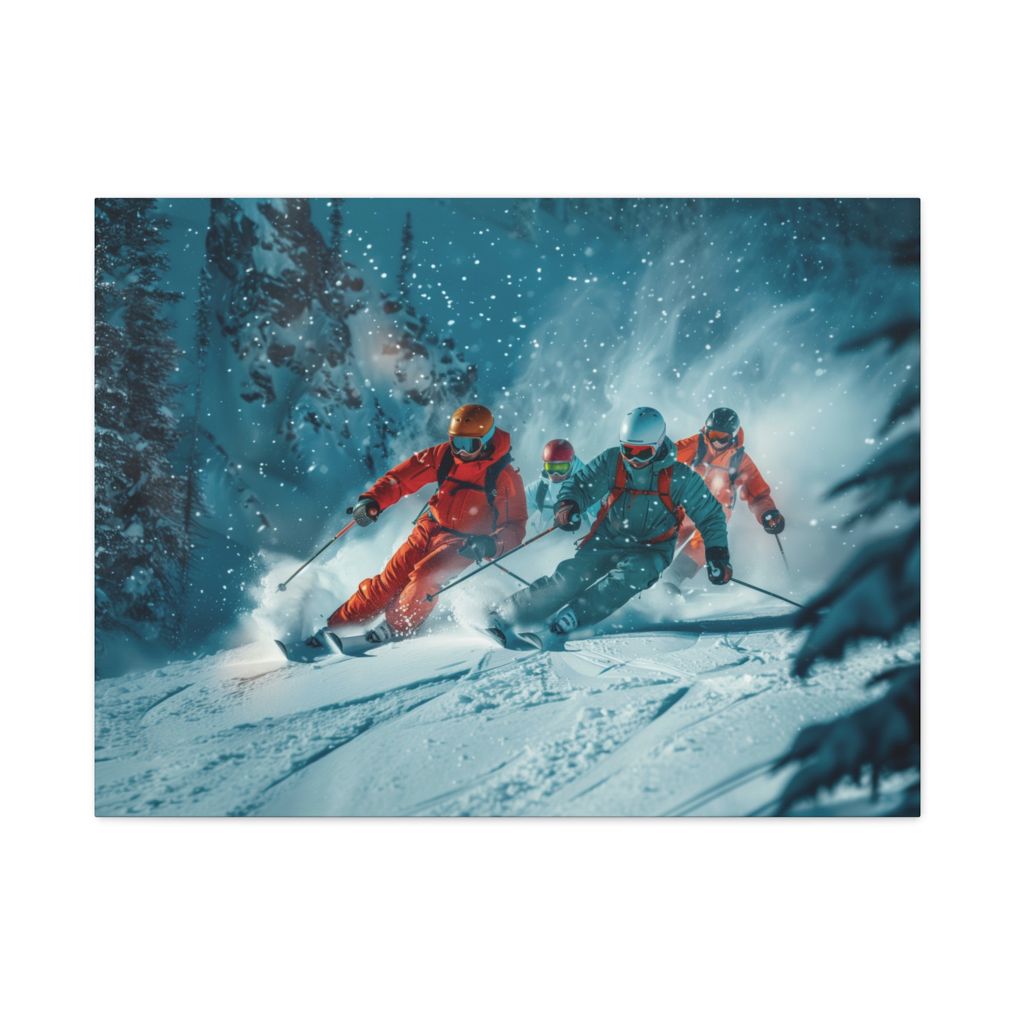 Powder Friends Forest - Stretched Canvas - Image 17