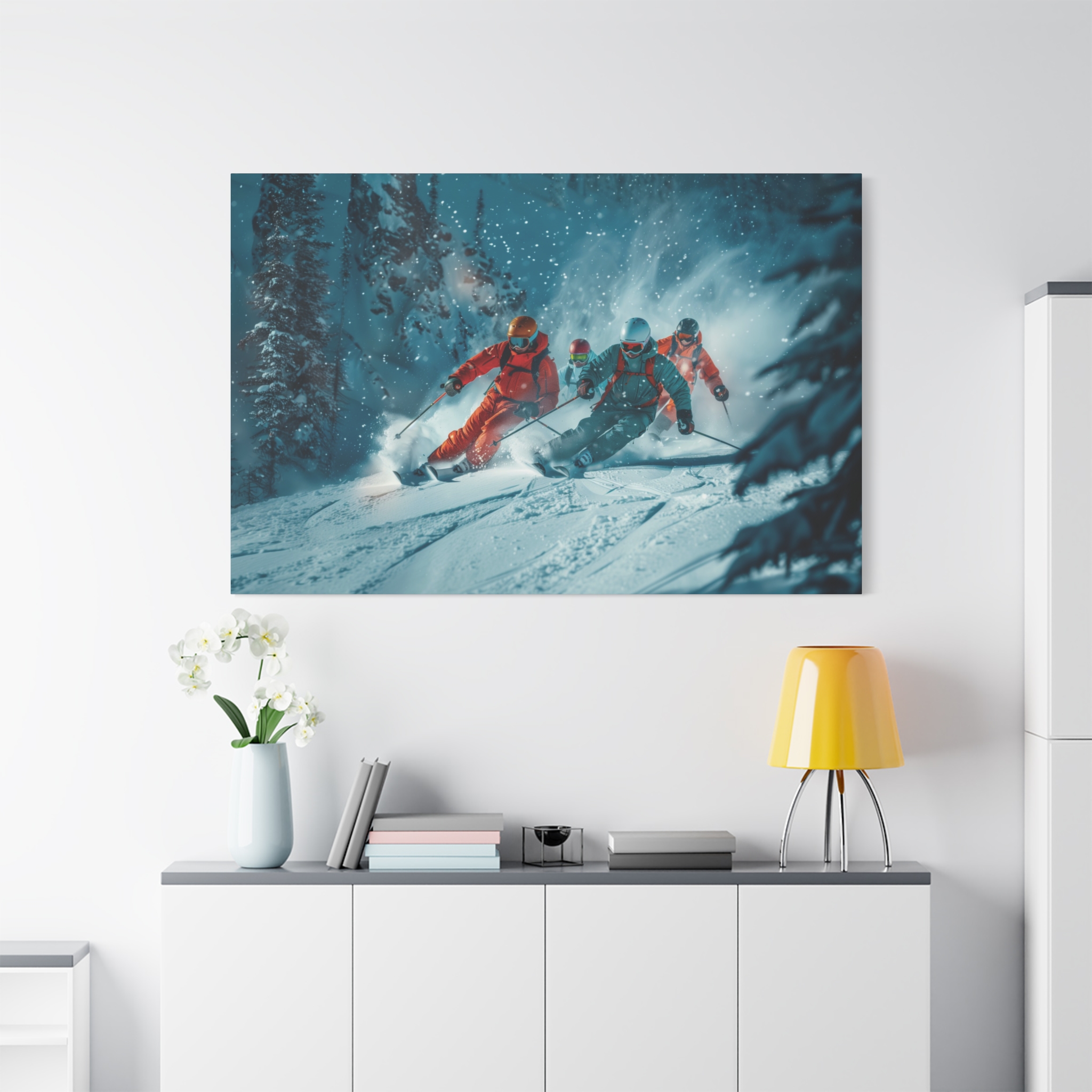 Powder Friends Forest - Stretched Canvas - Image 35