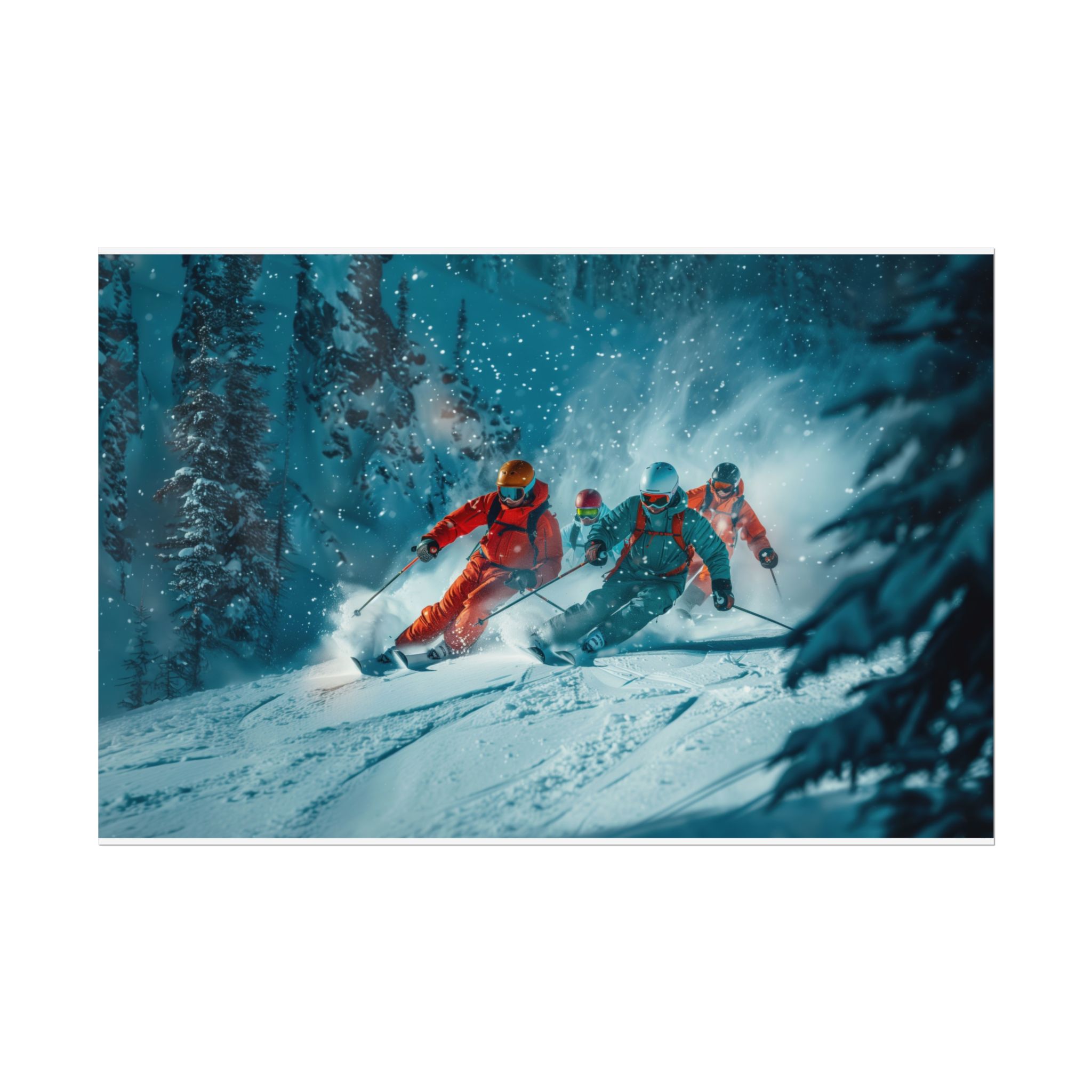 Powder Friends Forest - DIY Rolled Paper Prints