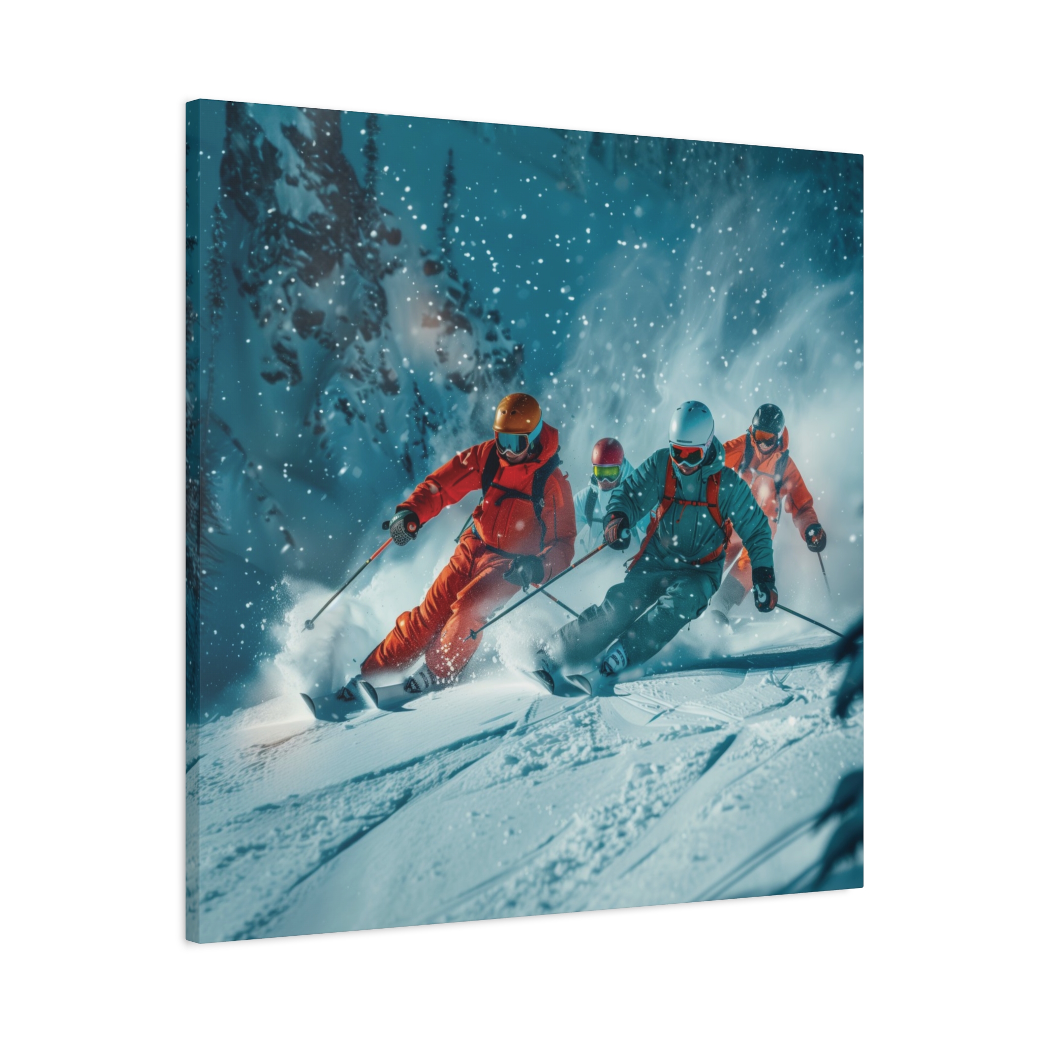 Powder Friends Forest - Stretched Canvas - Image 10