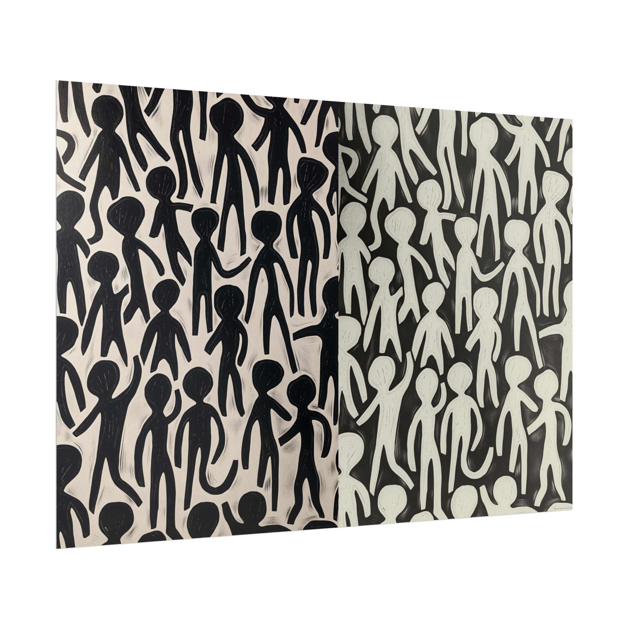 Humans 2 - DIY Rolled Paper Print, LANDSCAPE DOUBLE PRINT - Image 23