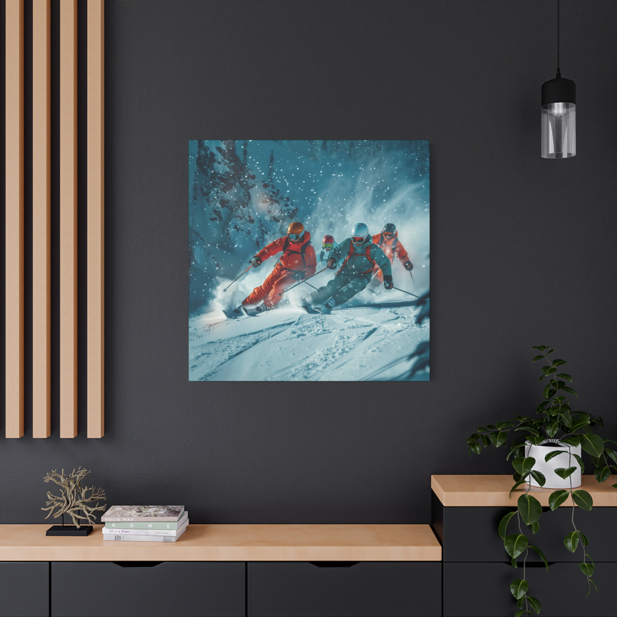 Powder Friends Forest - Stretched Canvas - Image 16