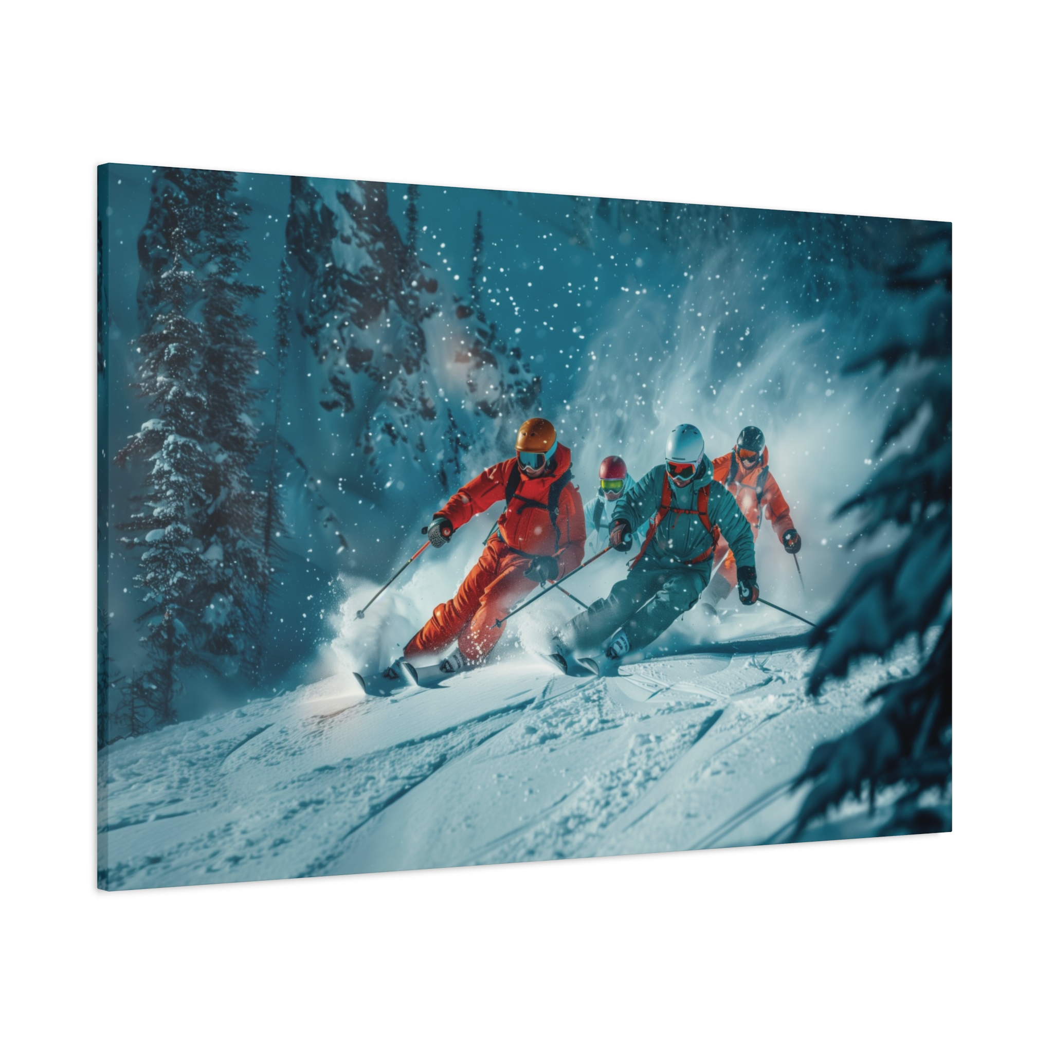 Powder Friends Forest - Stretched Canvas - Image 26