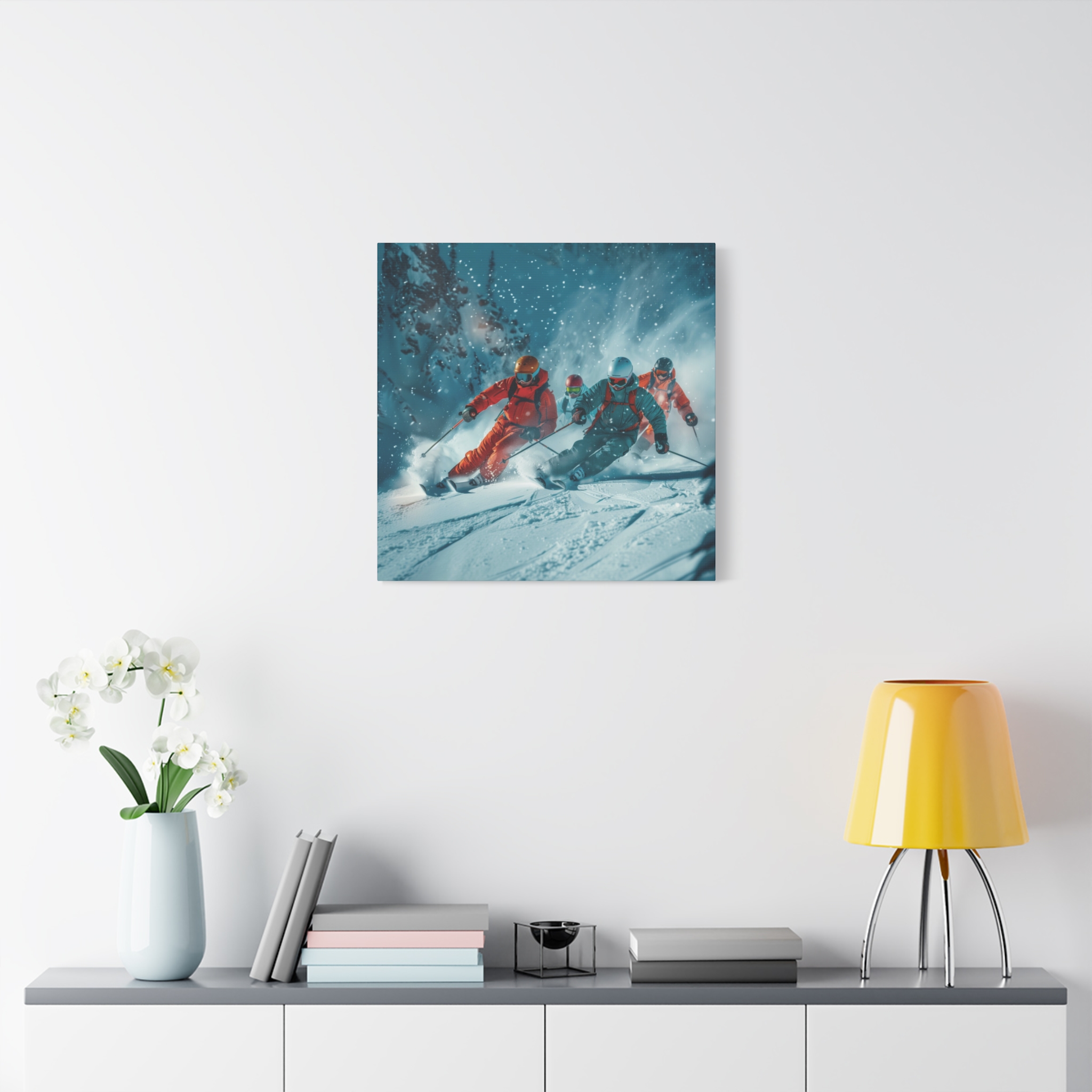 Powder Friends Forest - Stretched Canvas - Image 7