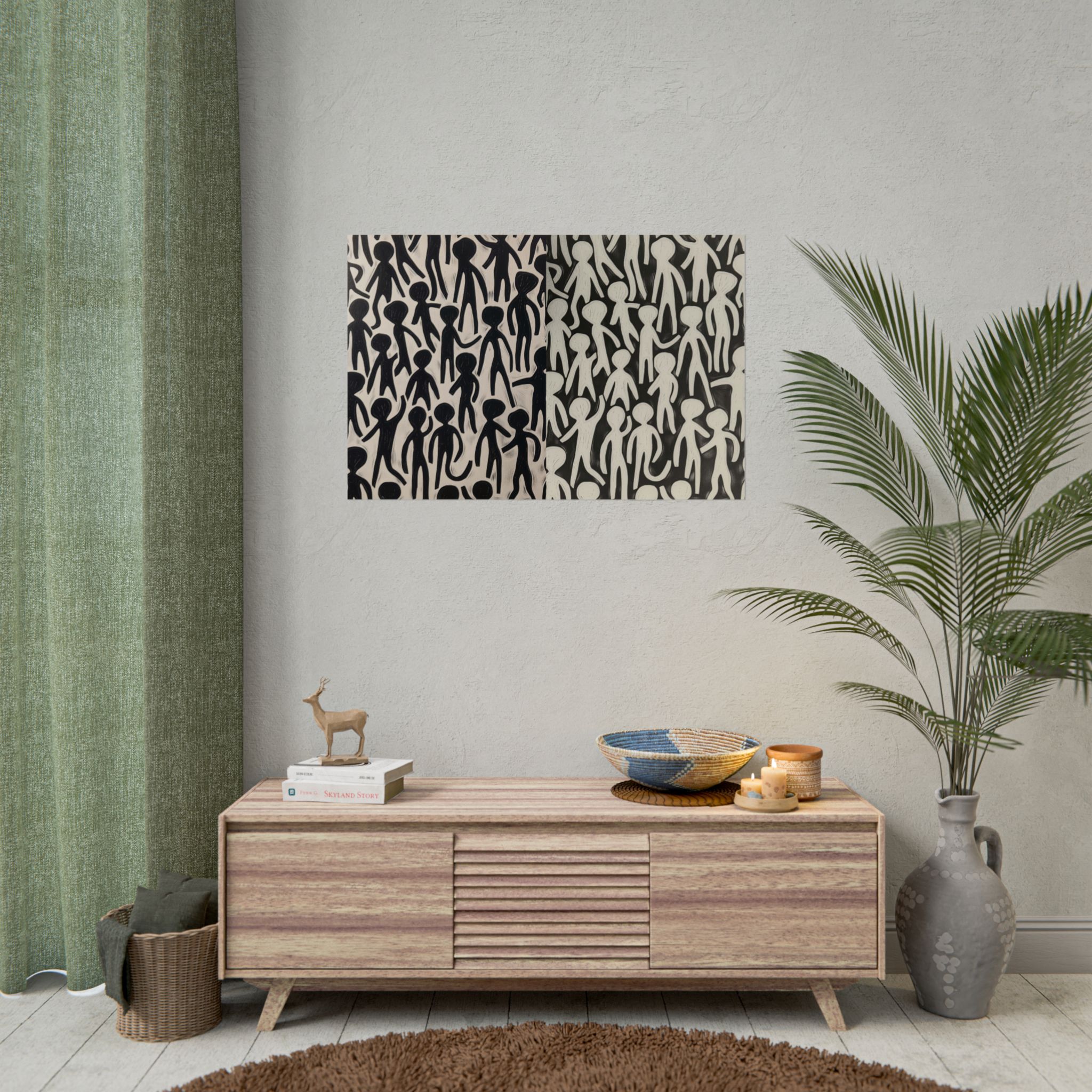 Humans 2 - DIY Rolled Paper Print, LANDSCAPE DOUBLE PRINT - Image 16