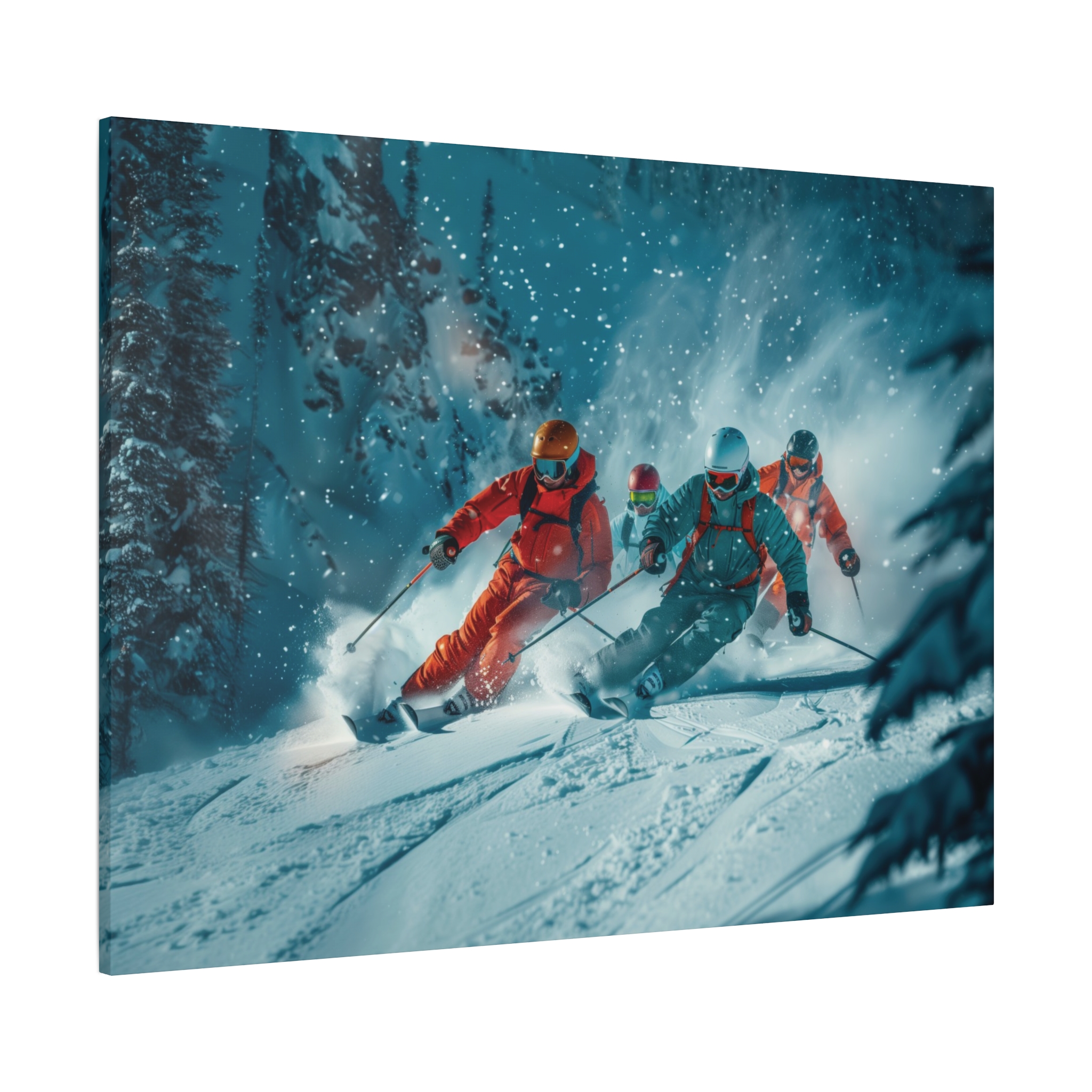 Powder Friends Forest - Stretched Canvas - Image 30