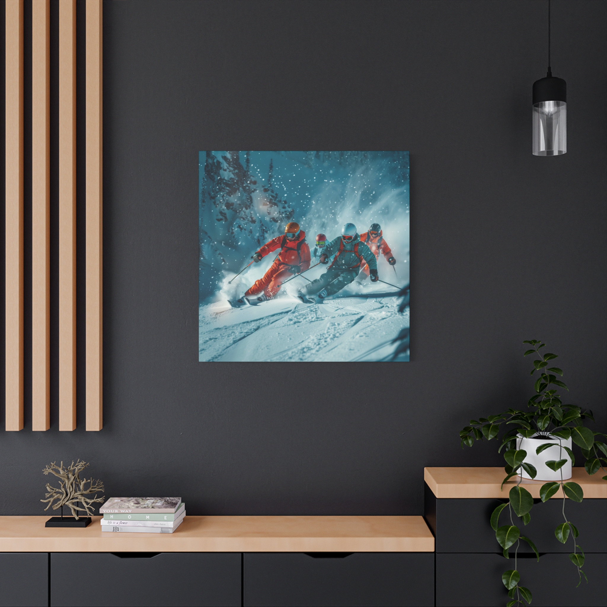 Powder Friends Forest - Stretched Canvas - Image 12