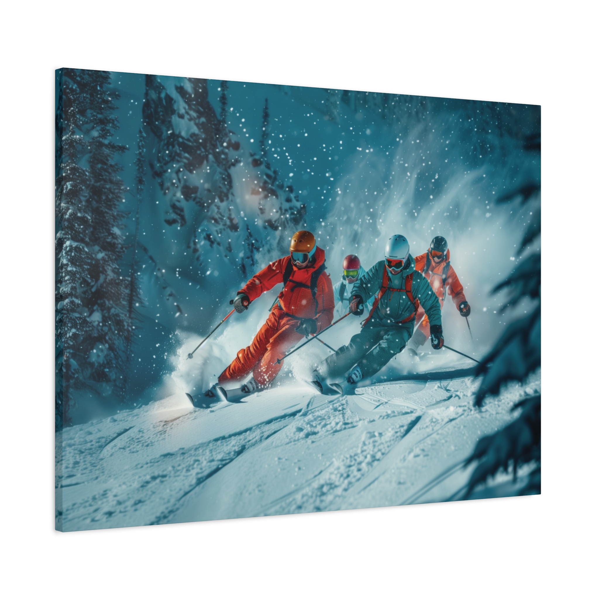 Powder Friends Forest - Stretched Canvas - Image 22