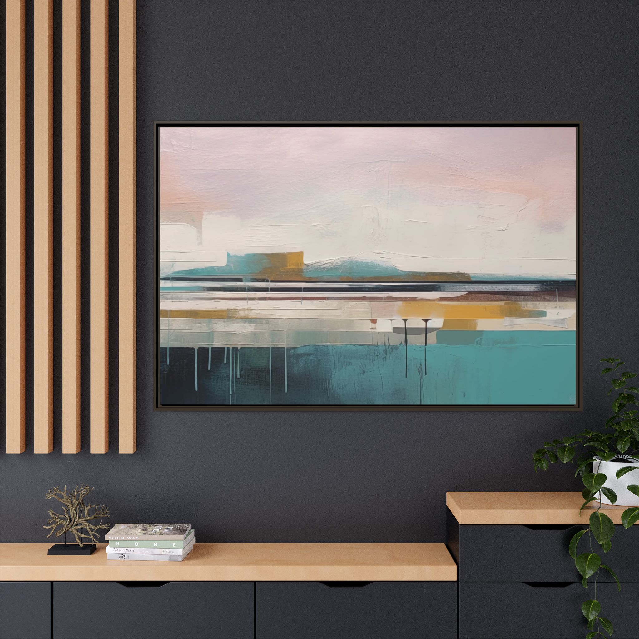 Soft Compression - Desert - Landscape - Custom Frame - Image 104