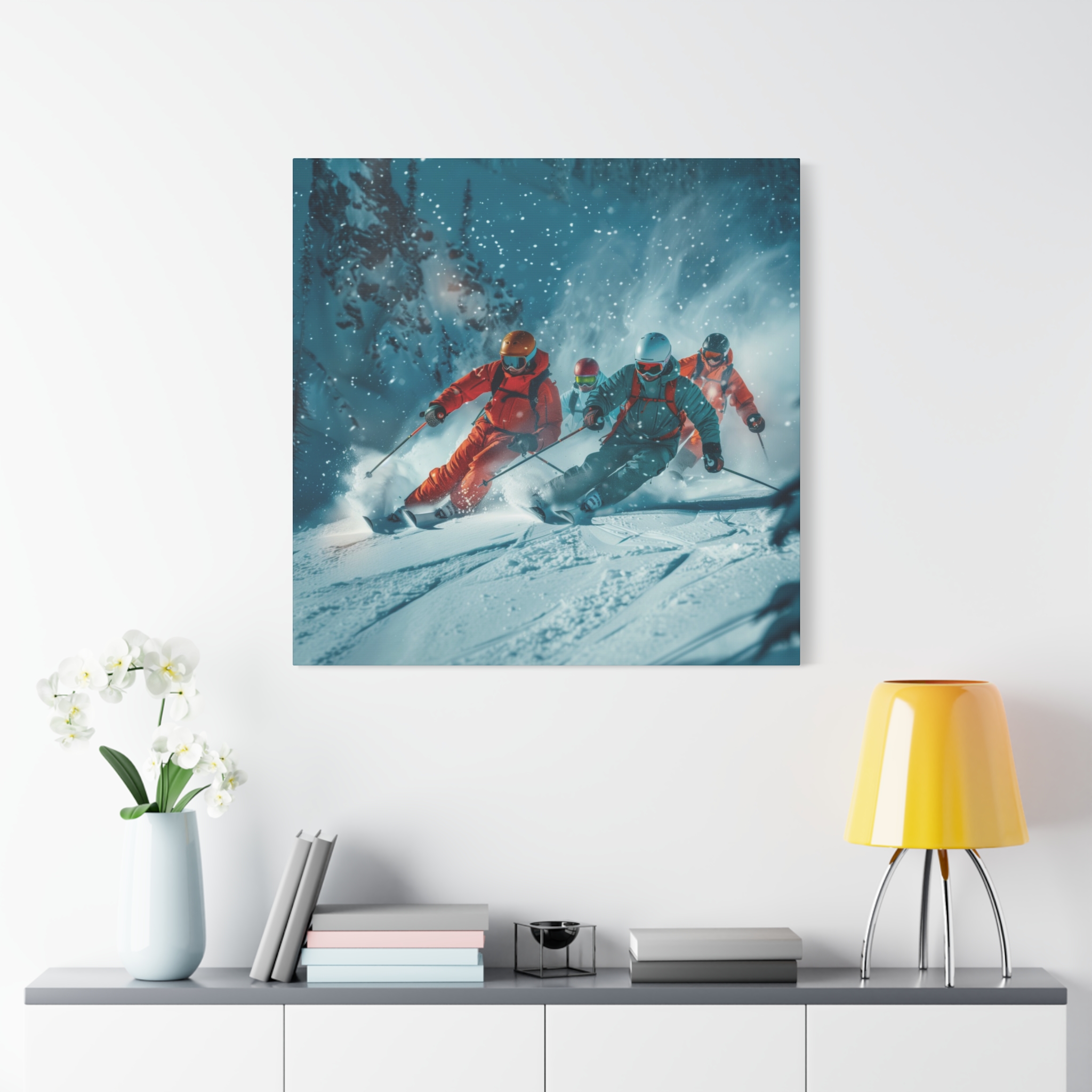 Powder Friends Forest - Stretched Canvas - Image 15