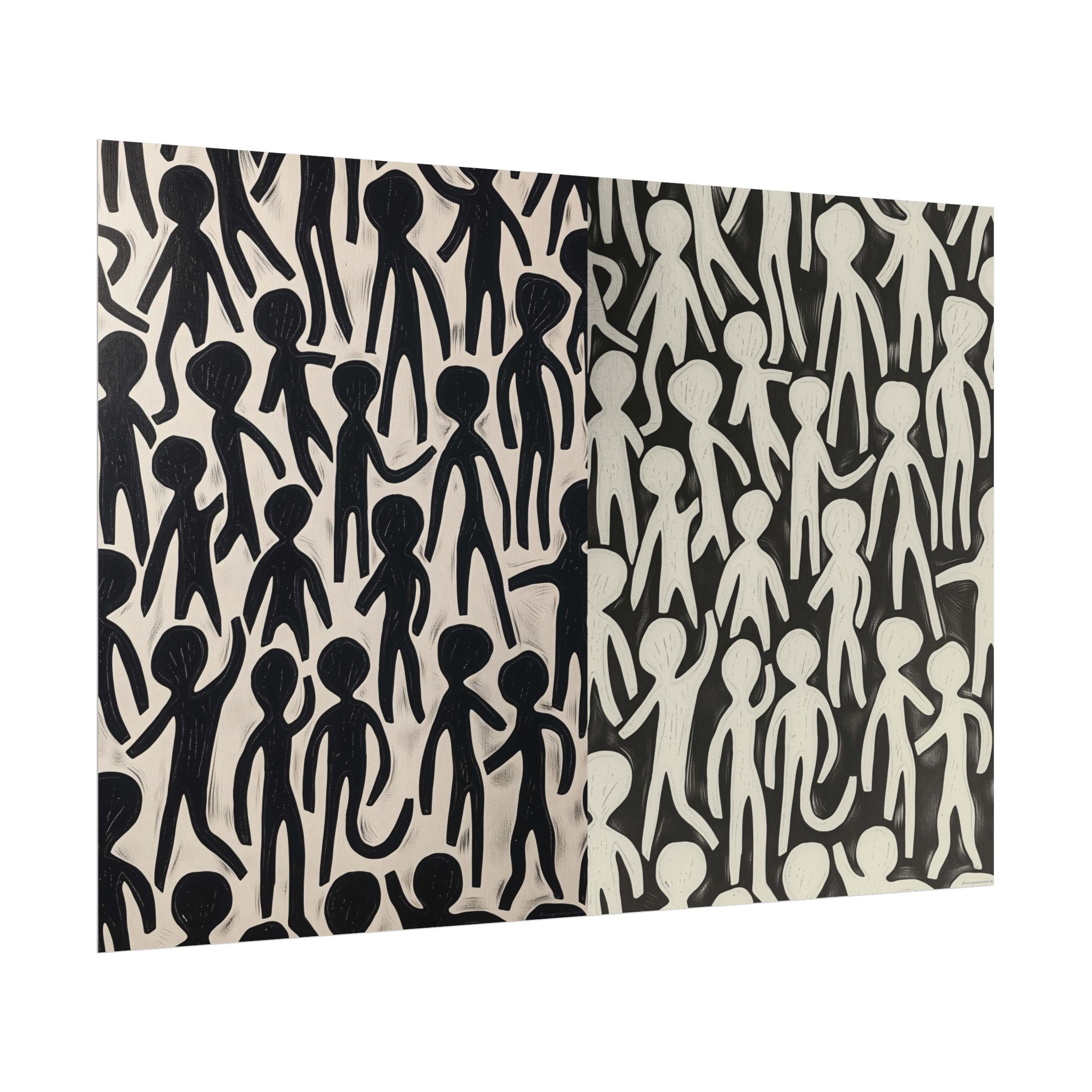 Humans 2 - DIY Rolled Paper Print, LANDSCAPE DOUBLE PRINT - Image 19