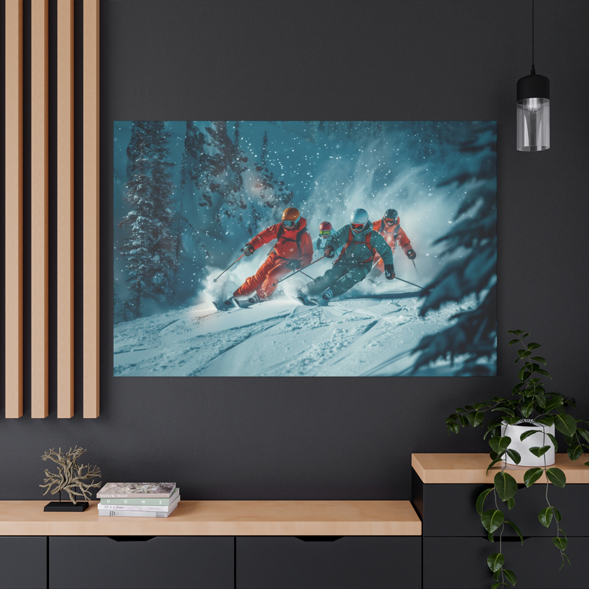 Powder Friends Forest - Stretched Canvas - Image 36