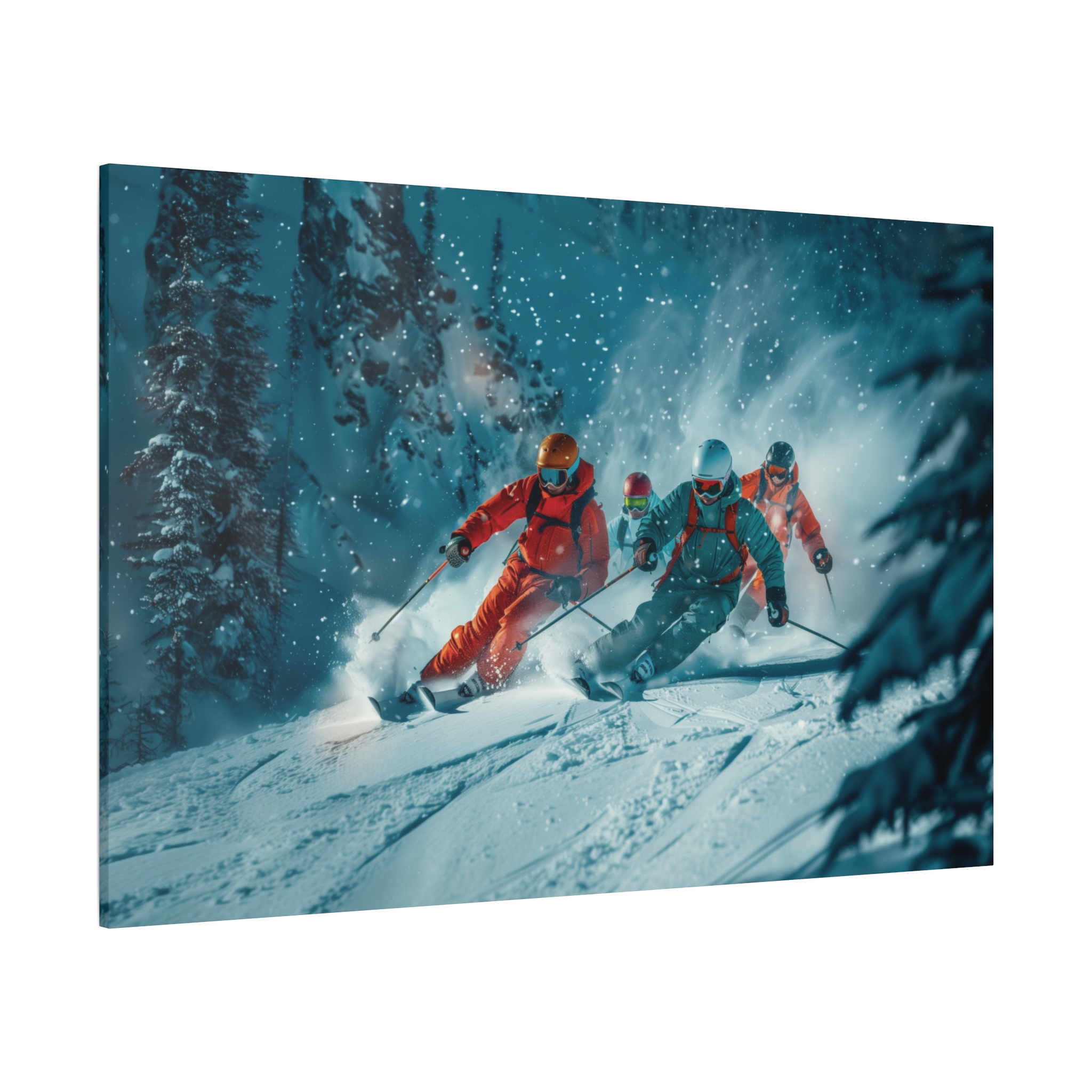 Powder Friends Forest - Stretched Canvas - Image 34