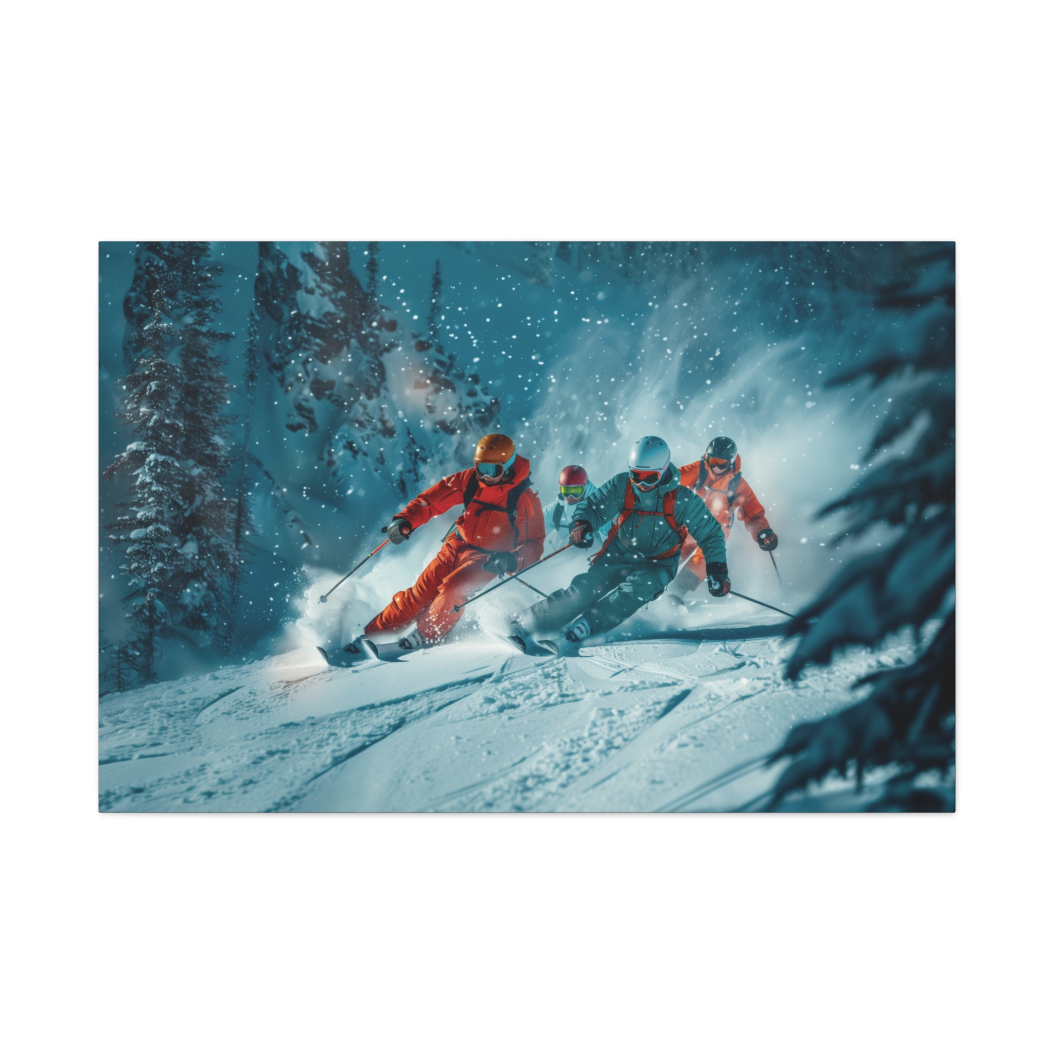 Powder Friends Forest - Stretched Canvas - Image 25