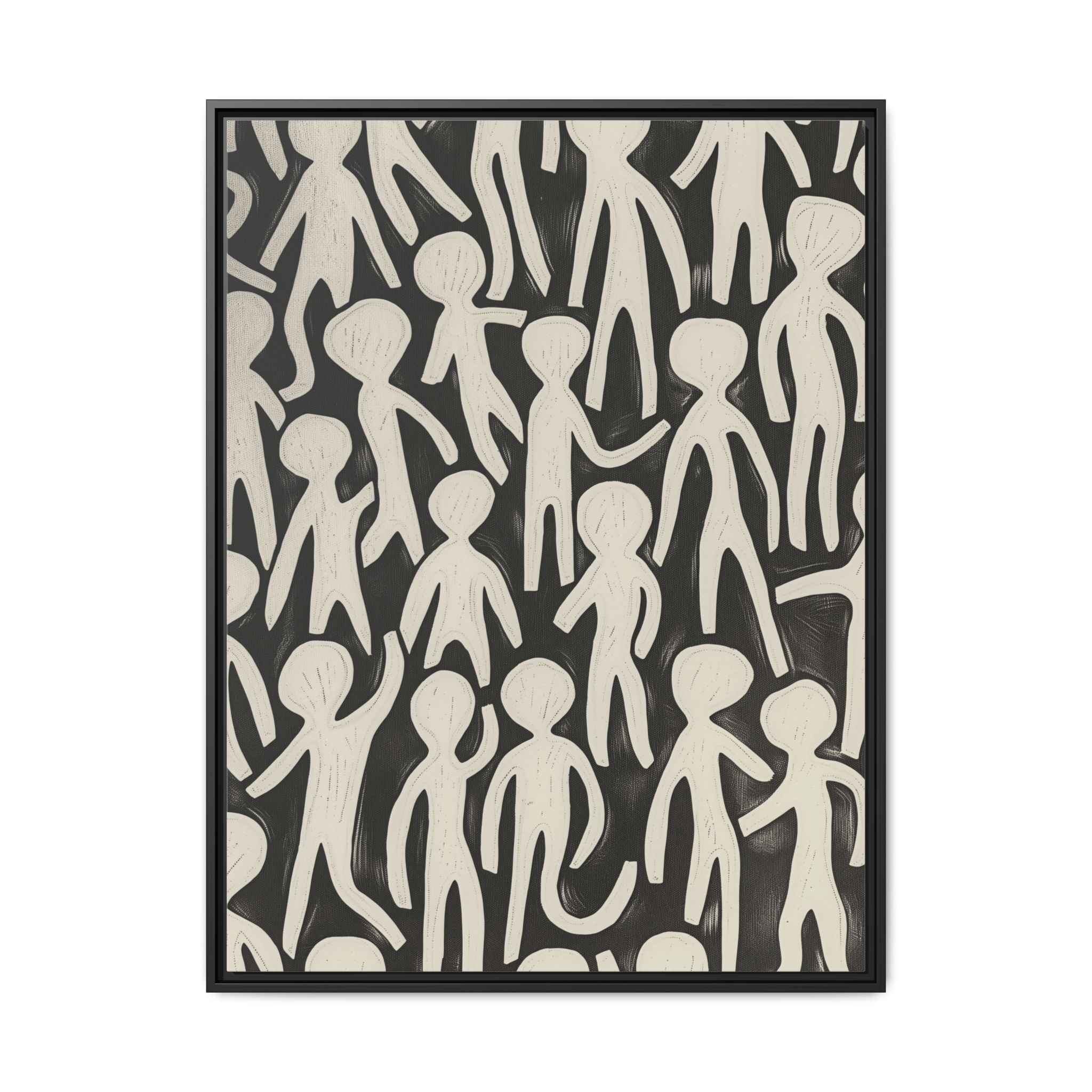 Humans - Hello - Dark - Custom Black Frame - Image 10