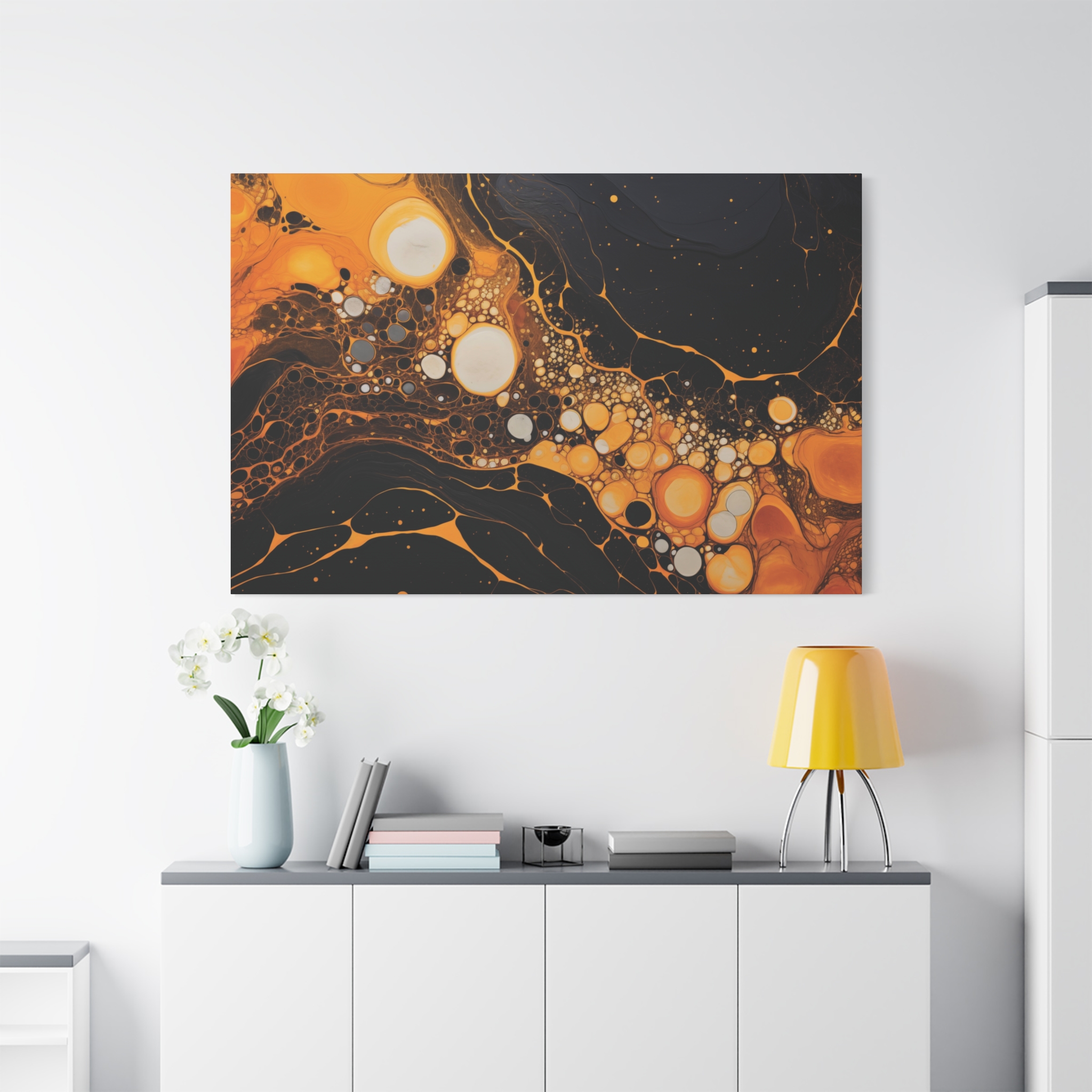 Dark Fluid - Stretched Canvas - Image 35