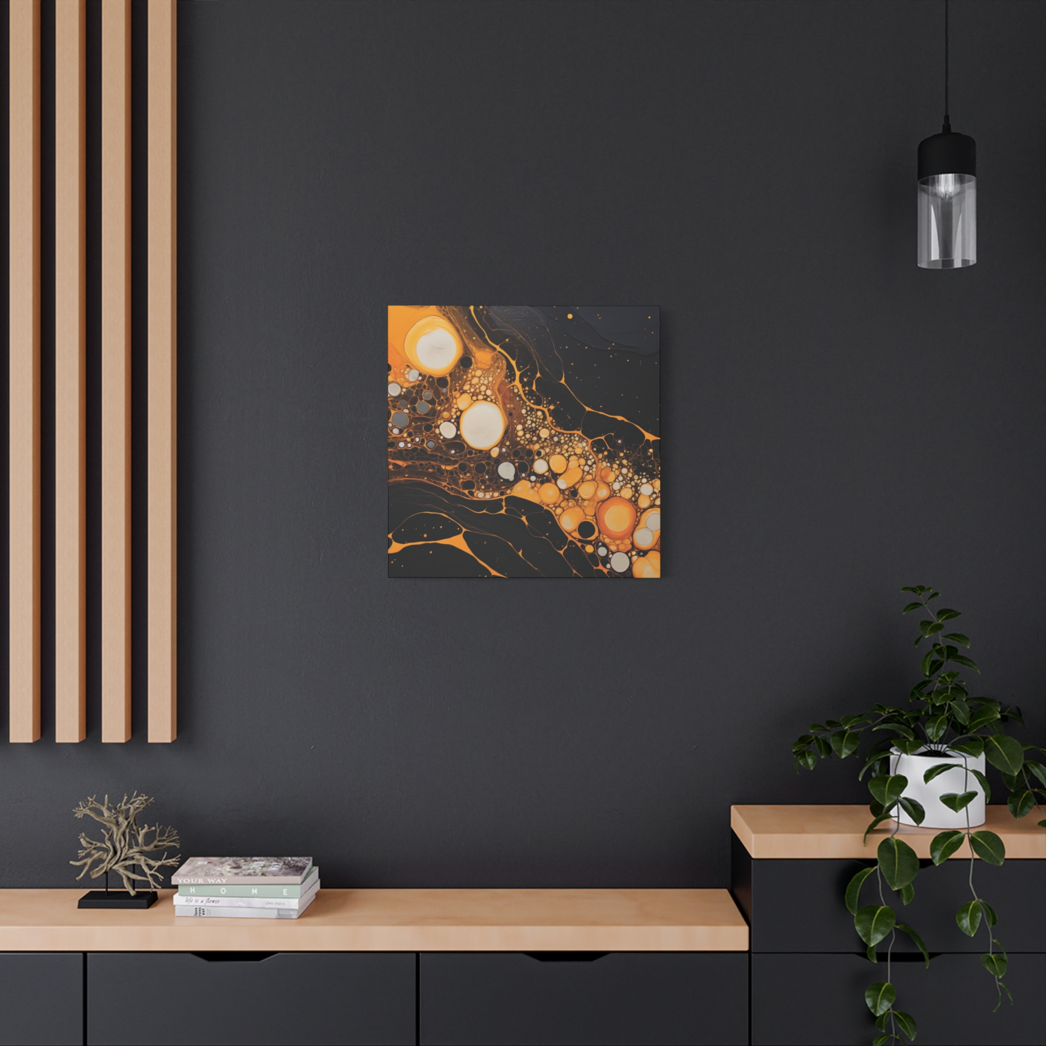 Dark Fluid - Stretched Canvas - Image 8