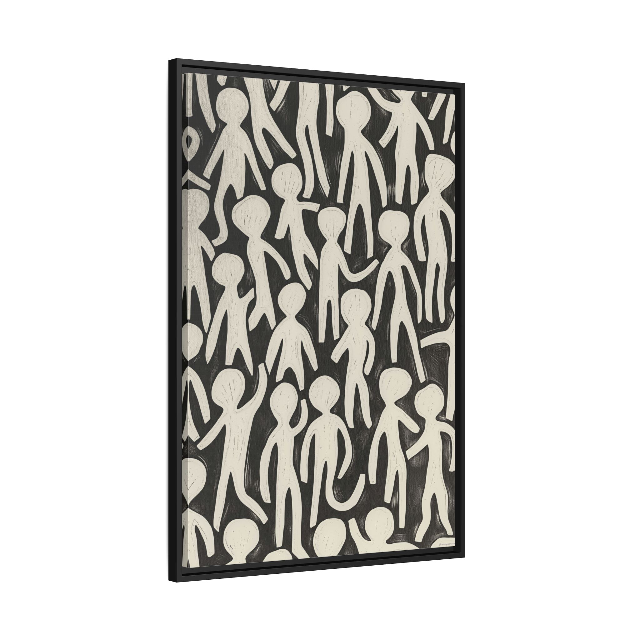 Humans - Hello - Dark - Custom Black Frame - Image 2