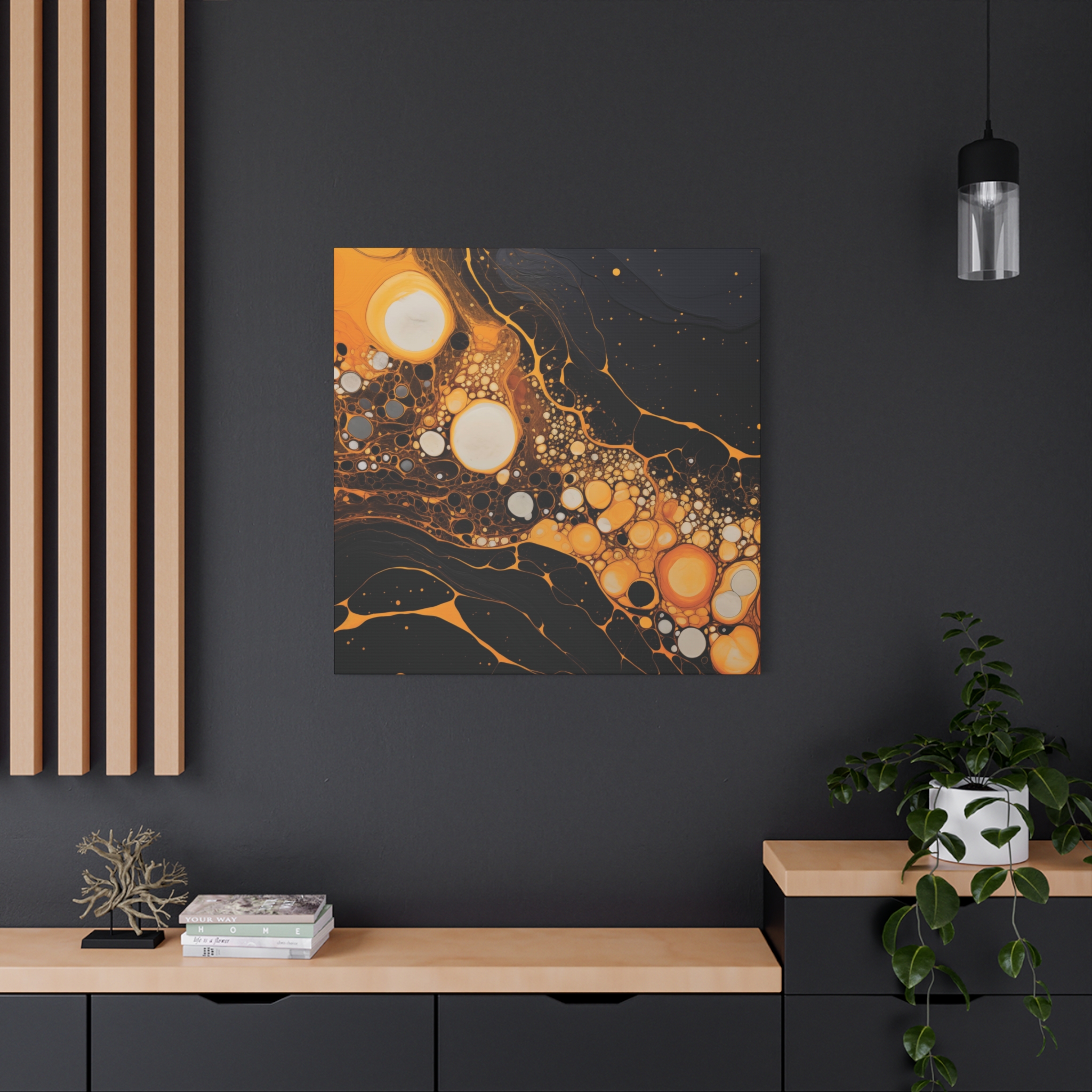 Dark Fluid - Stretched Canvas - Image 16